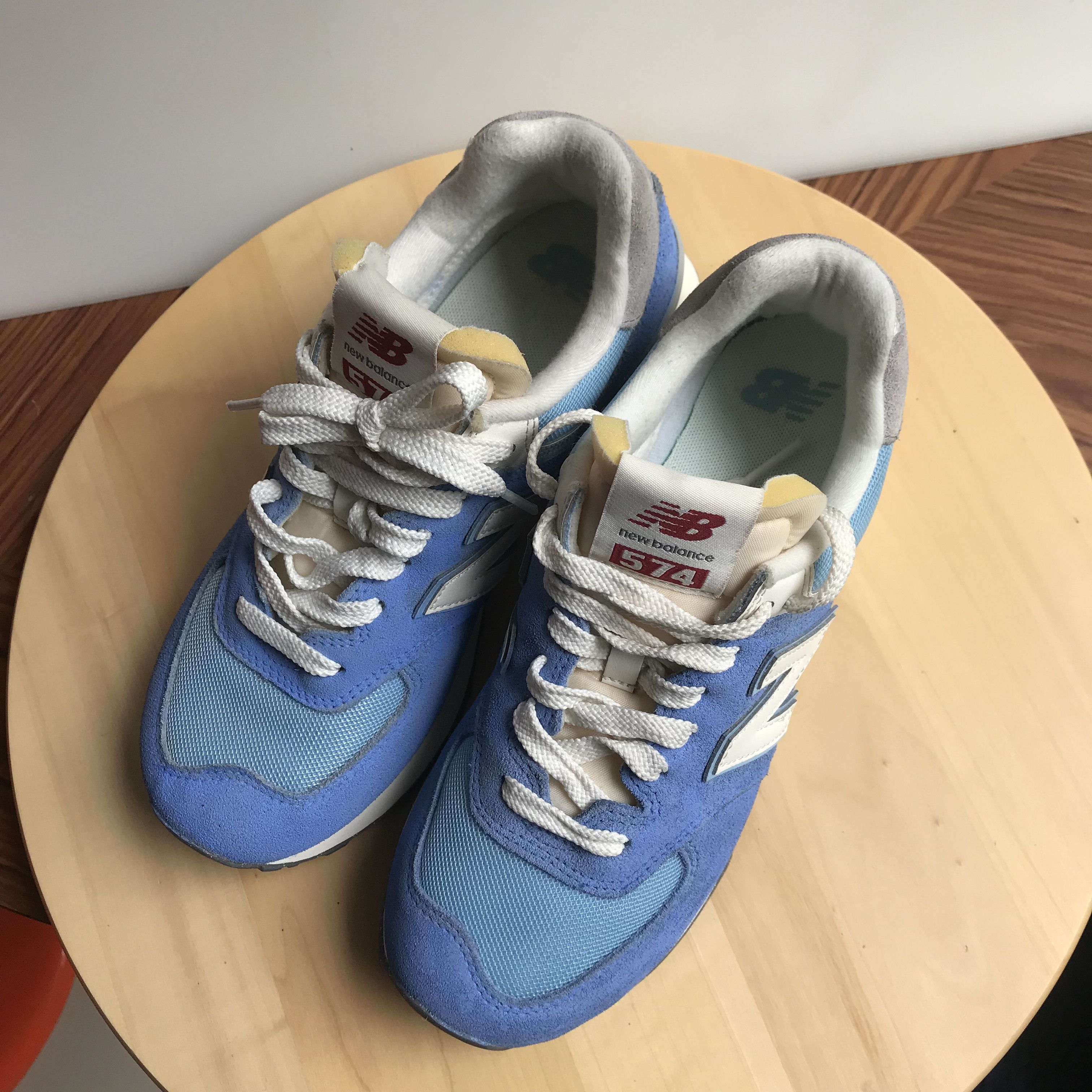 Hypebeast × New Balance New Balance 574 Blue Laguna Sea Salt U574RCA U RCA sneakers Size US 5.5 / EU 38 - 11 Thumbnail