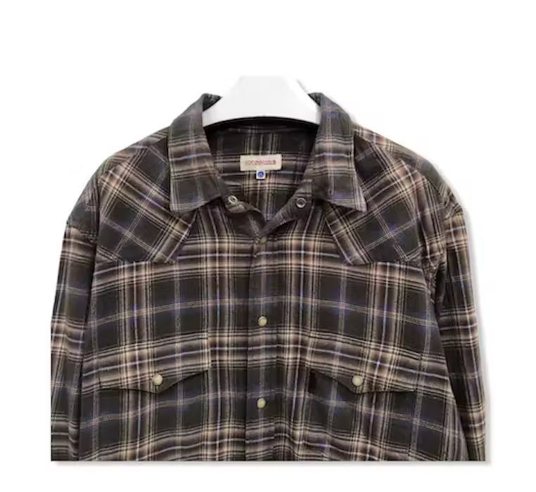 Flannel × Japanese Brand Japanese Brand inspire Plaid Tartan Flannel Shirt 👕 Size US M / EU 48-50 / 2 - 3 Thumbnail