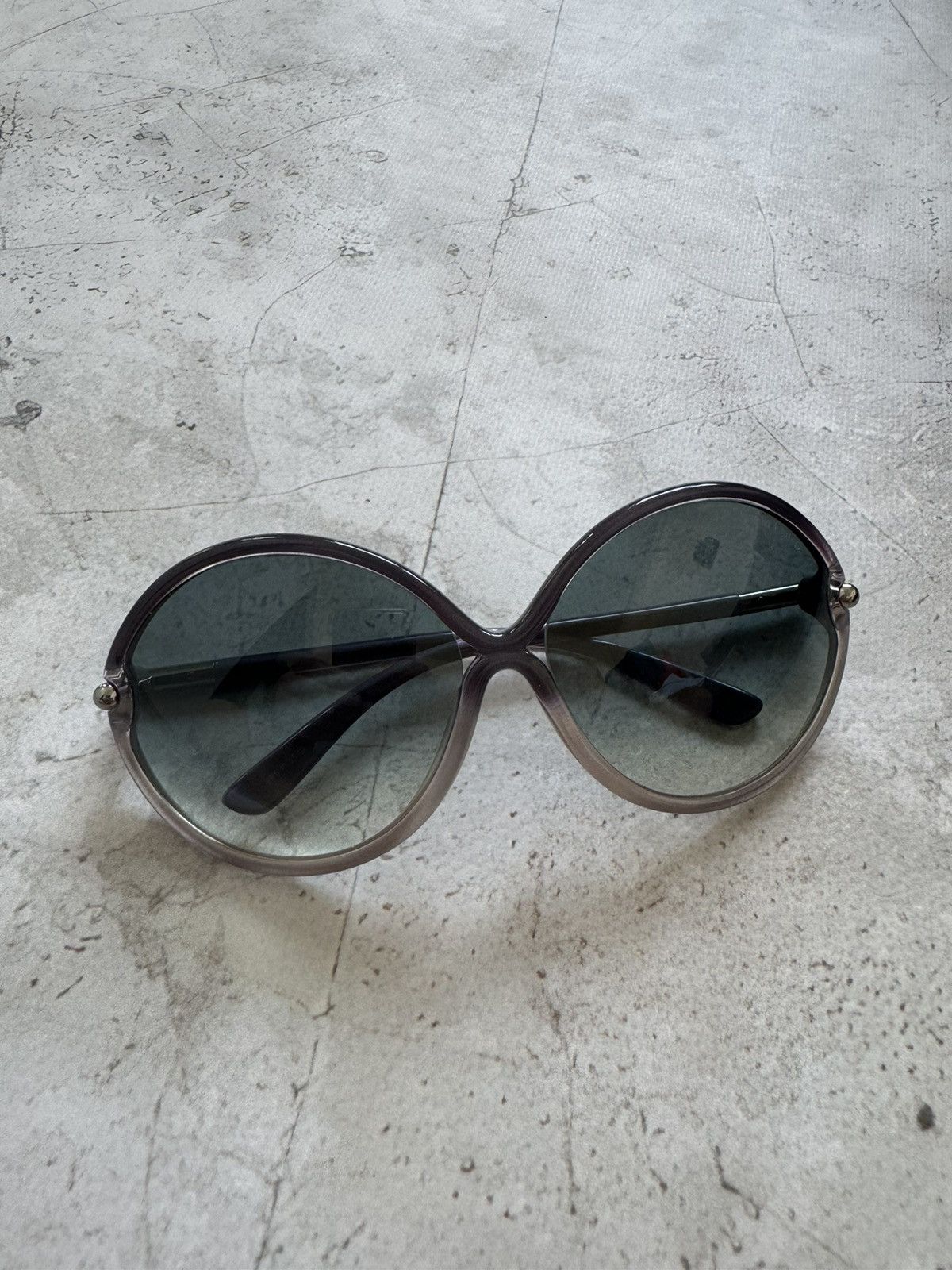 TOM FORD TF 225 50F RITA BROWN GRADIENT AUTHENTIC SUNGLASSES