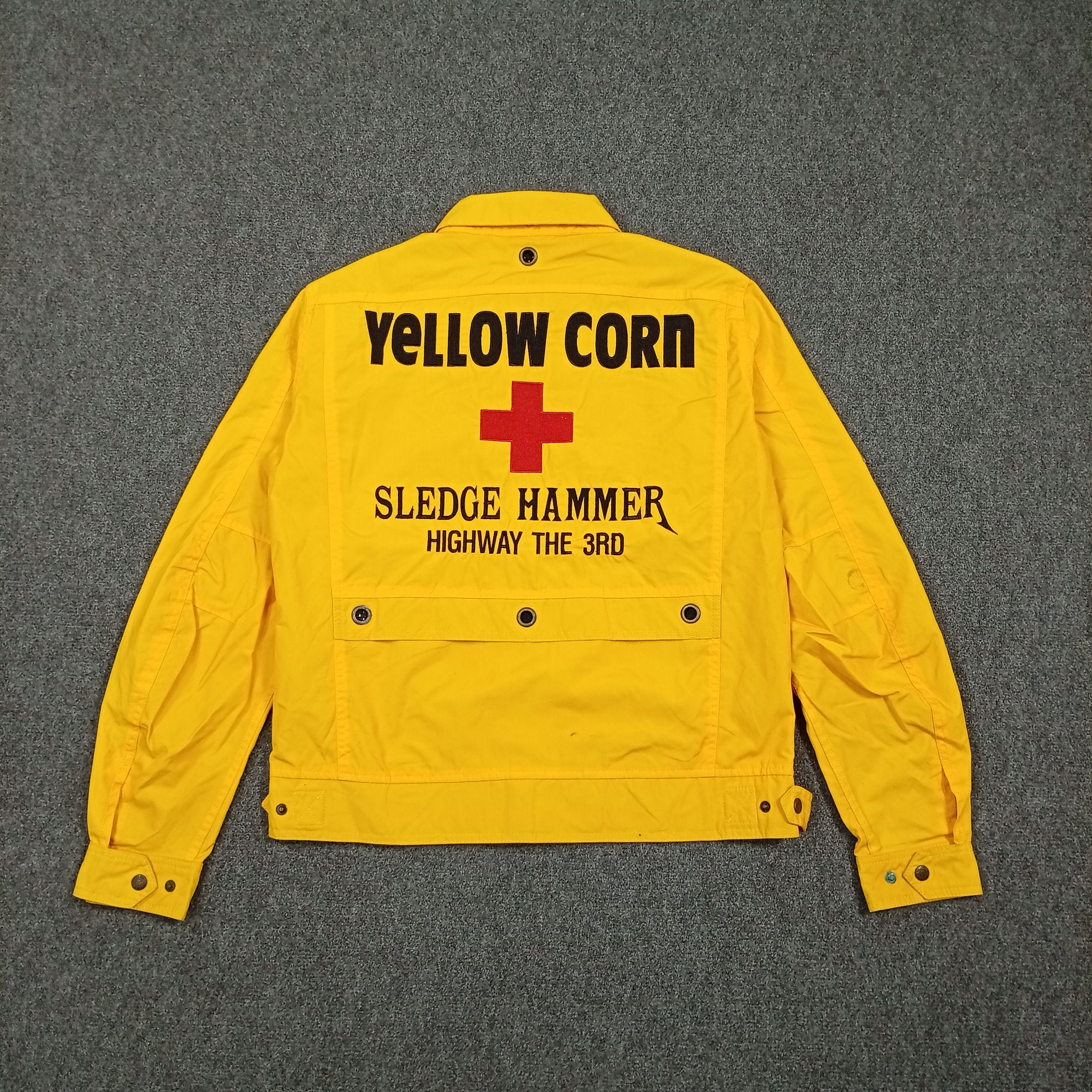 YELLOW CORN（L） RECORD BREAKERS ジャケット YELLOW CORN Rare Vtg BPR by yellow corn record breakers racing