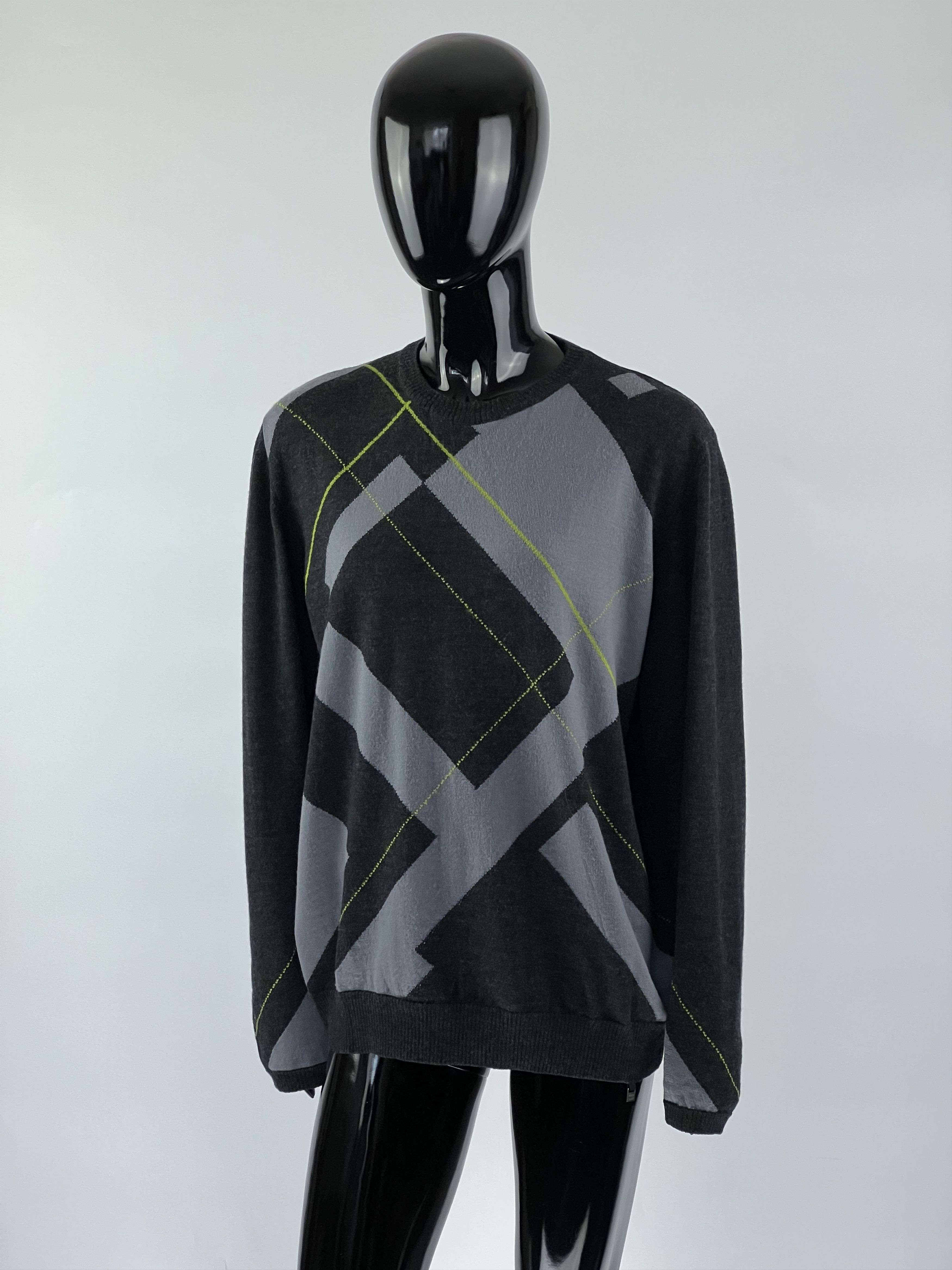Versace × Vintage Versace Classic Vintage 100% Merino Wool Sweater Size L Size L / US 10 / IT 46 - 1 Thumbnail