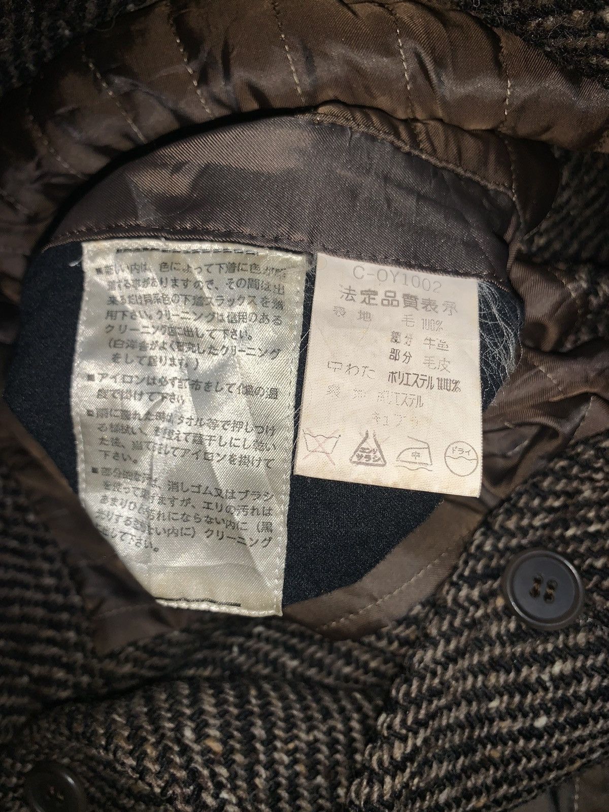Vintage Vintage Rodex of London wool leather hybrid biker jacket Size US L / EU 52-54 / 3 - 15 Thumbnail