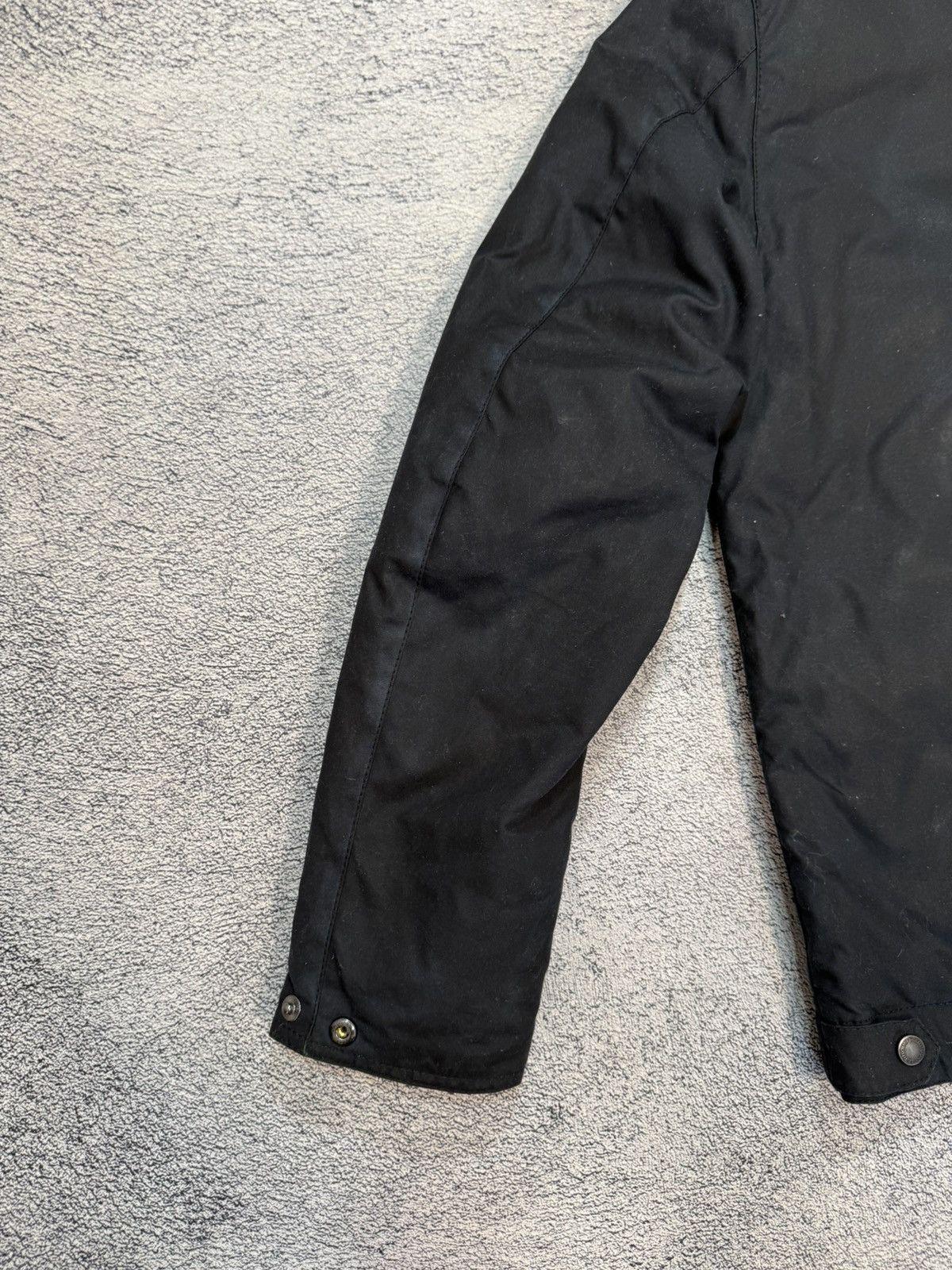 Barbour Barbour Barnby Wax Jacket Men M Black Waxed Cotton Coat Logo Size US M / EU 48-50 / 2 - 13 Thumbnail