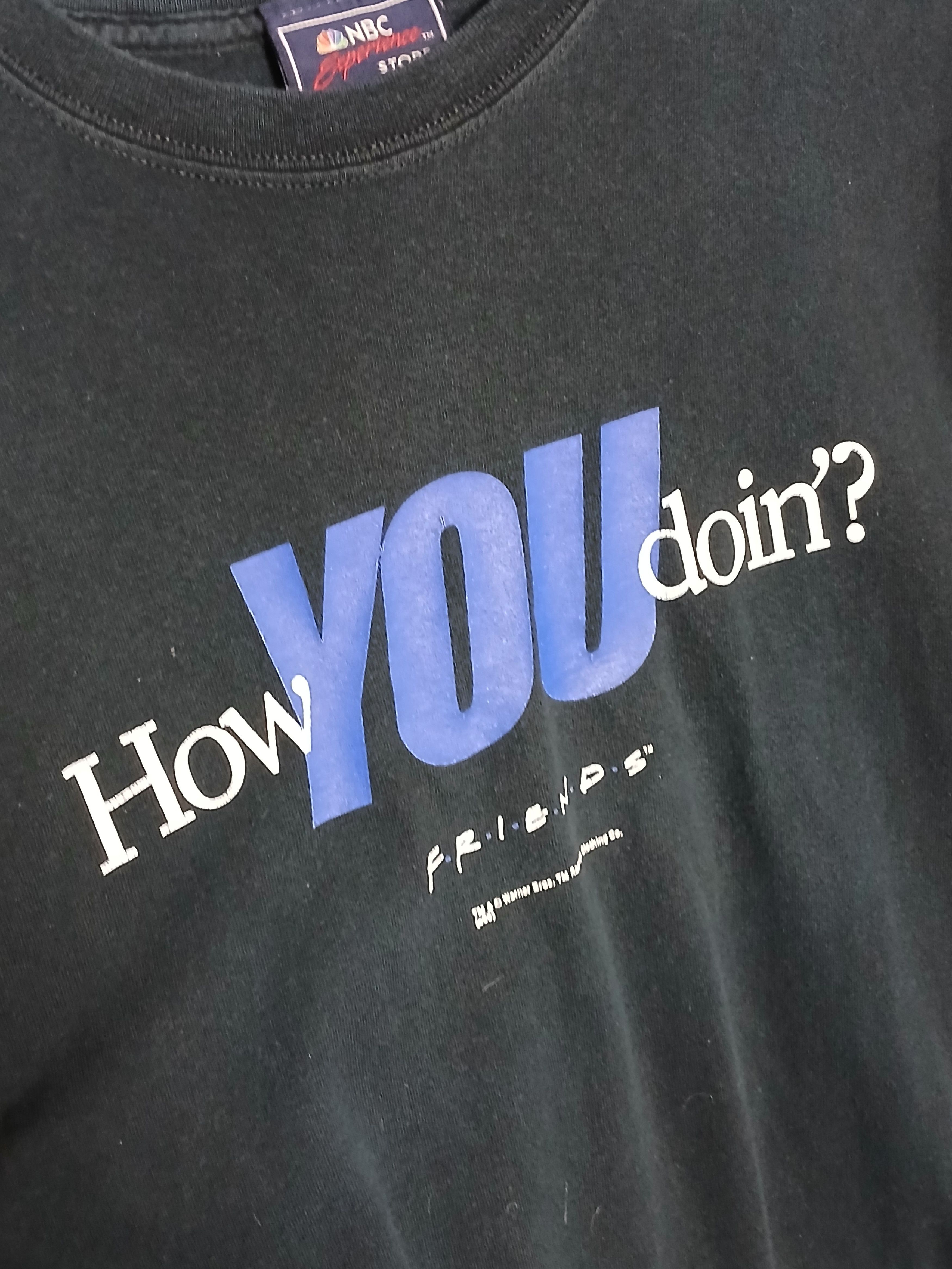 Warner Bros Friends Joey How You Doin'? T-Shirt Size US M / EU 48-50 / 2 - 3 Thumbnail