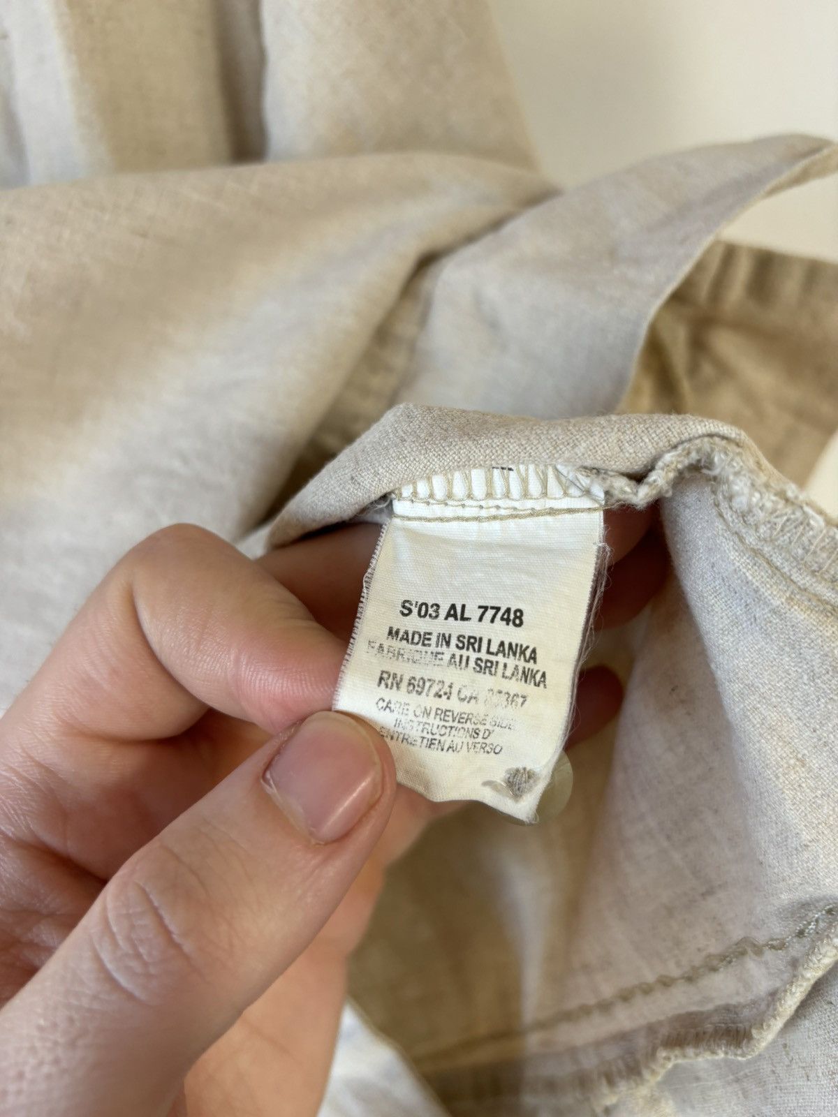 Columbia × Vintage Vintage Columbia Linen Shirt Size S / US 4 / IT 40 - 9 Thumbnail