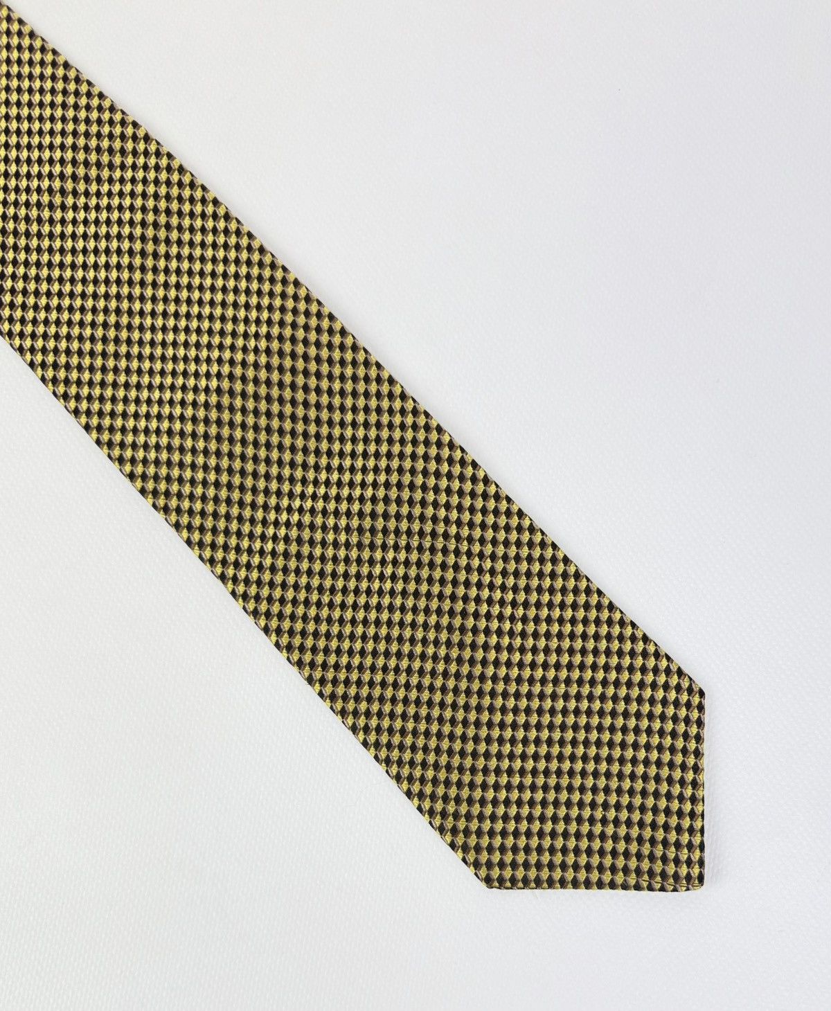 Canali Canali Italy 100% silk Tie Necktie for Men Yellow Top Luxury Size ONE SIZE - 7 Thumbnail