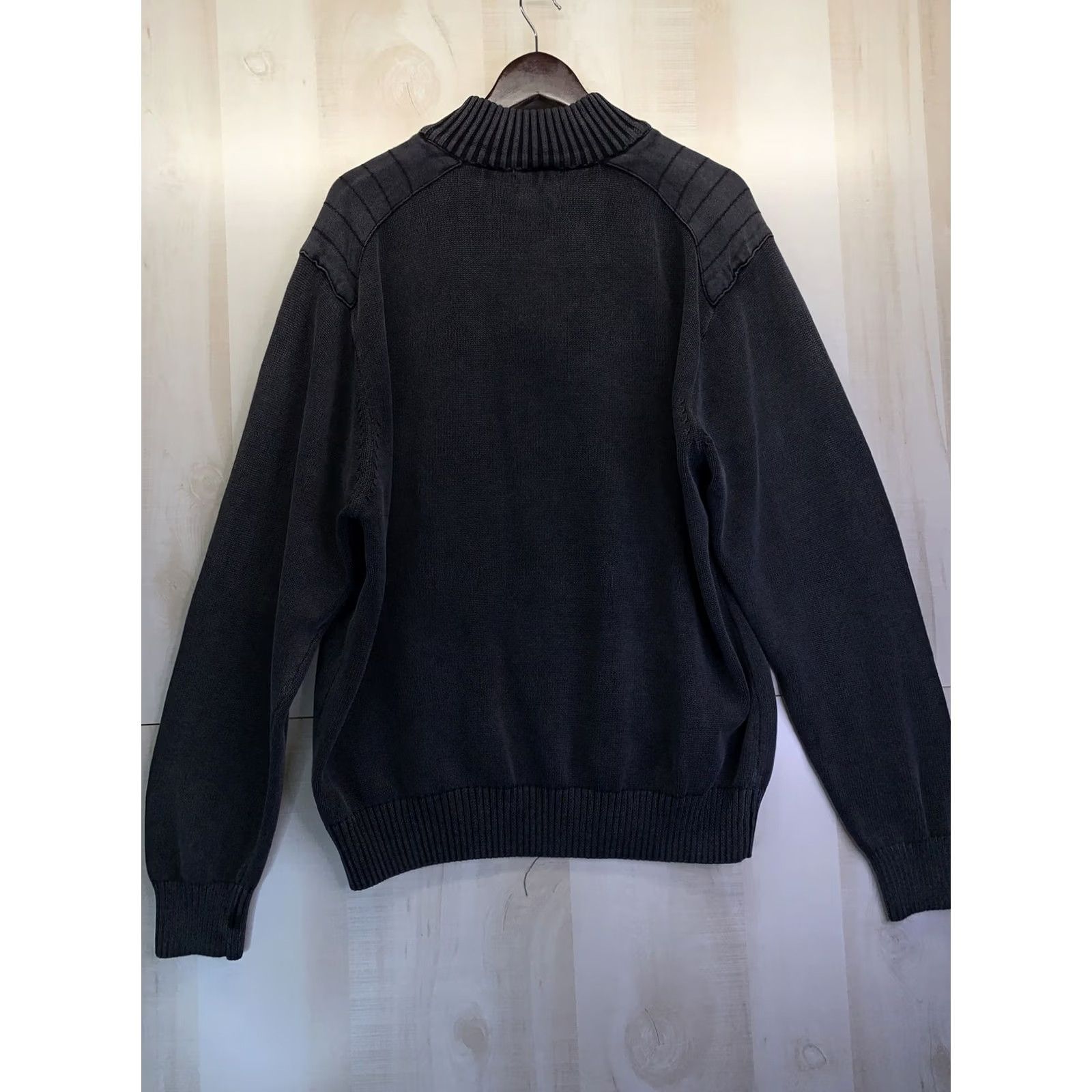 Vintage Red Head Mens Sweater XL 1/4 Zip Pullover Gray Charcoal Faded - Mens Size XL Pullover Zip Grays Sweater 1/4 Zip Gray Charcoal 4523 Size US XL / EU 56 / 4 - 6 Thumbnail