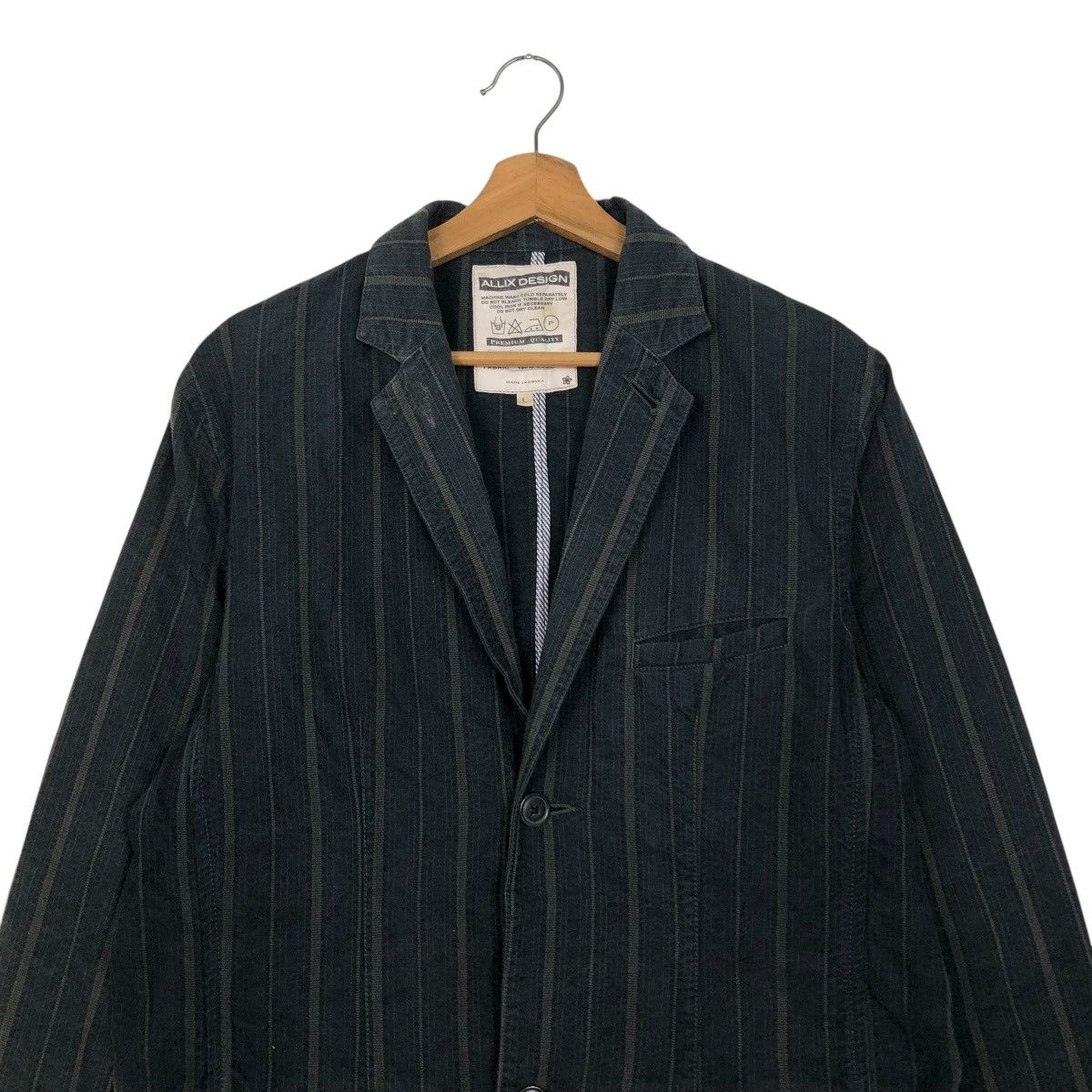 Japanese Brand 🔥SUN FADED DESIGN HICKORY CHORE JACKET ALLIX ISSEY MIYAKE Size US L / EU 52-54 / 3 - 4 Thumbnail