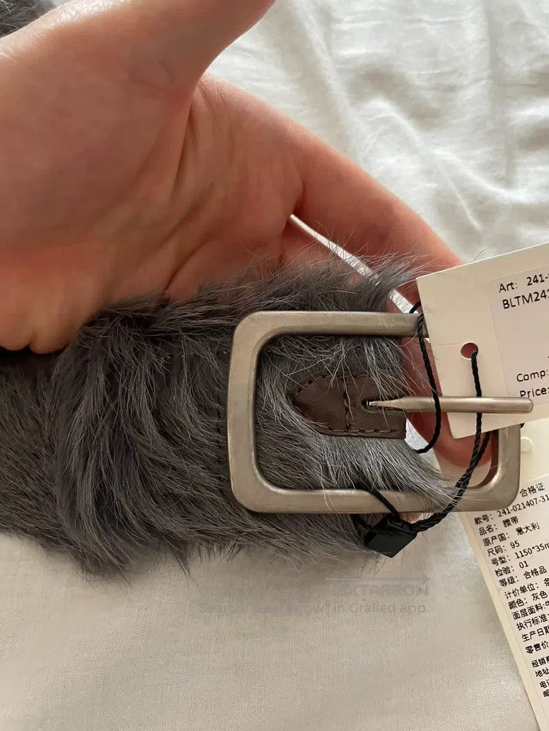 Dries Van Noten Dries Van Noten Horse Hair Fur Belt Size ONE SIZE - 2 Thumbnail