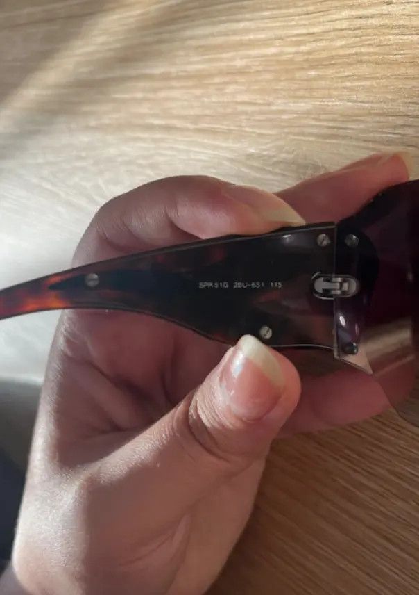 Prada PRADA Sunglasses Flame 2004 Star Sport Metal Shield Wrap Size ONE SIZE - 6 Thumbnail