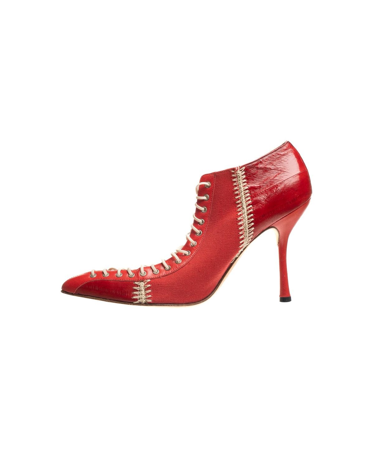 Versace Gianni Versace pointed toe lace-up hells Size US 9 / IT 39 - 2 Thumbnail