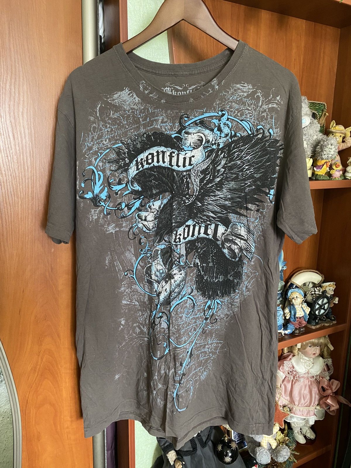 Affliction Crazy Y2K Jesse Pinkman Affliction Style Goth Konflict Tee Size US XL / EU 56 / 4 - 1 Thumbnail