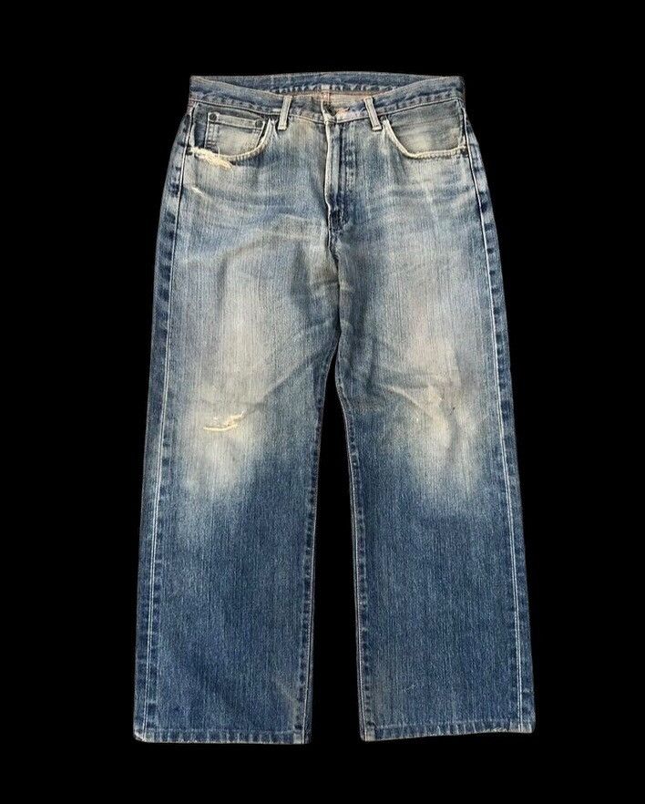 Edwin WIDE LEG RUSTY DISTRESSED SELVEDGE DENIM Size US 32 / EU 48 - 1 Thumbnail