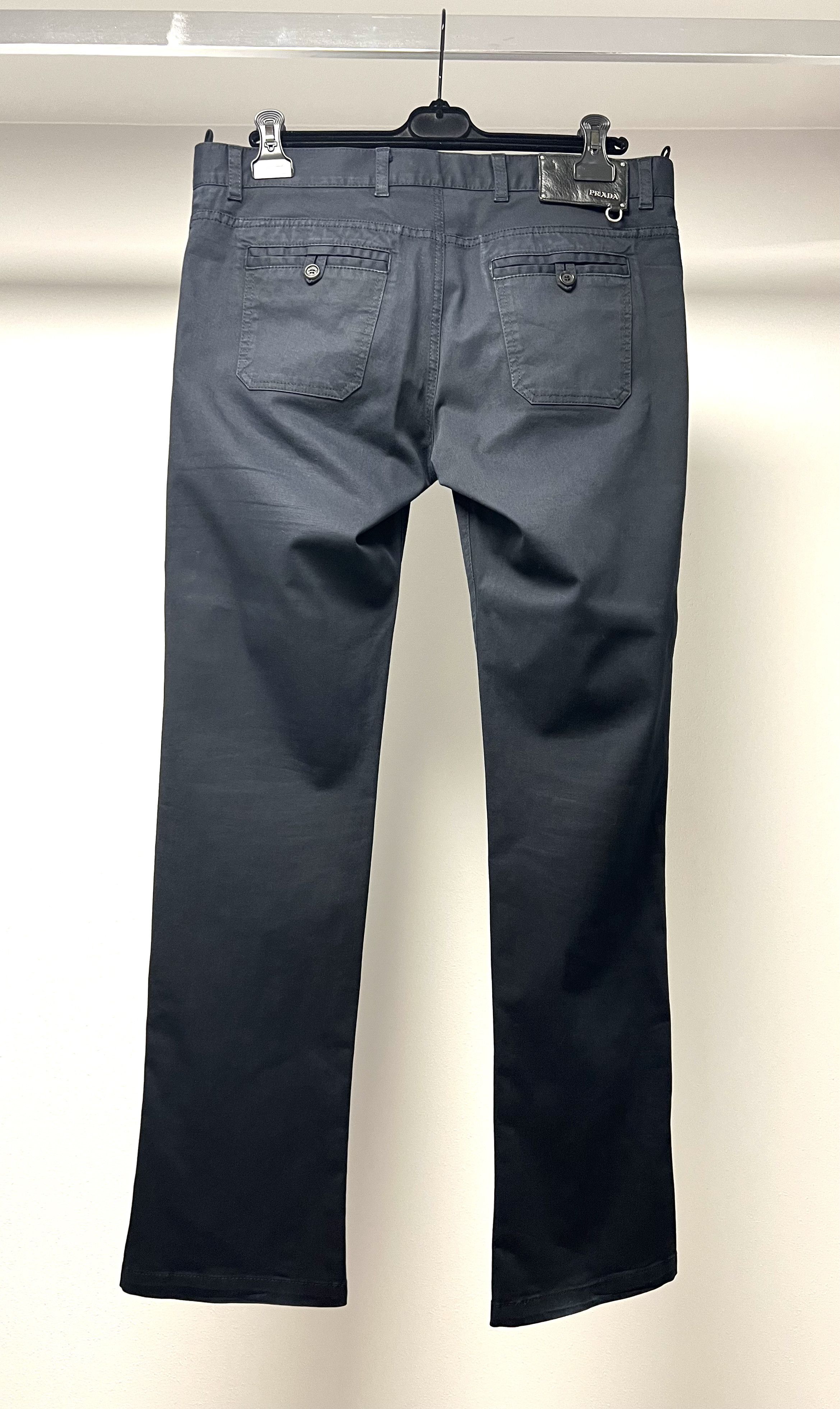 Prada PRADA LINEA ROSSA COTTON BLEND FLARE LEG CASUAL PANTS Size US 36 / EU 52 - 3 Thumbnail