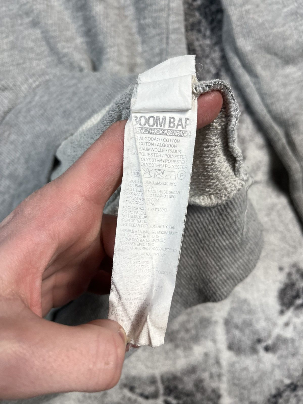 Other Boom Bap YSL YourLifeSucks Gray Hoodie Size L Size US L / EU 52-54 / 3 - 9 Thumbnail