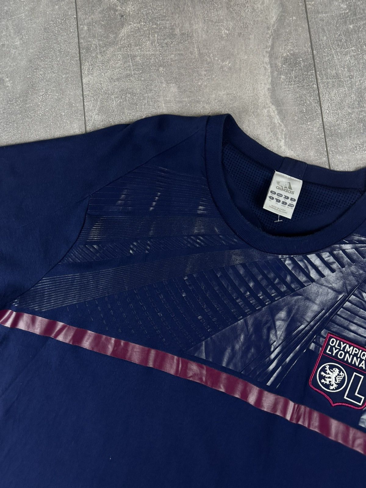 Adidas Adidas Olympique Lyonnais Cotton Soccer Football Jersey Size US XL / EU 56 / 4 - 3 Thumbnail