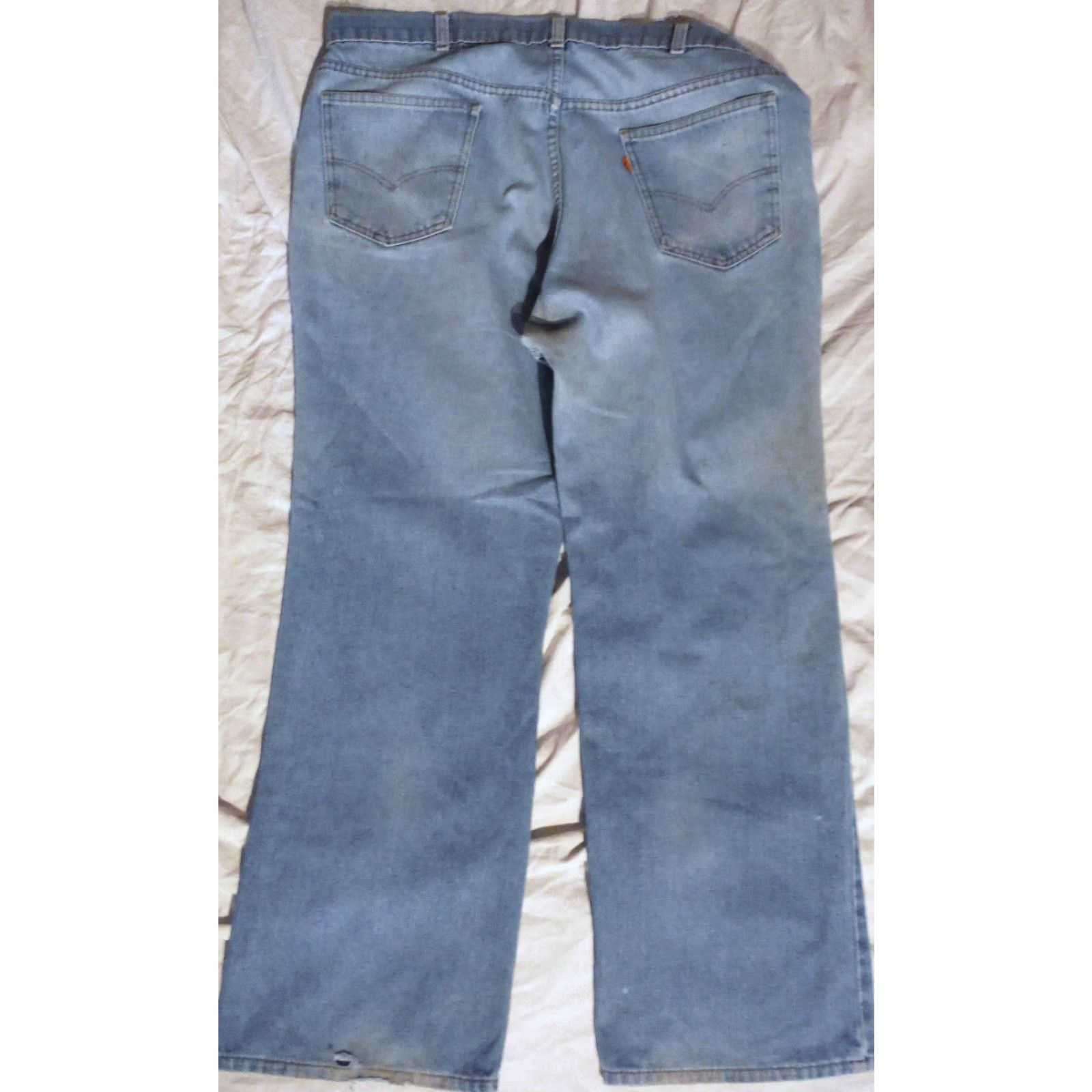 Denime VINTAGE Levi's 70s Denim Jeans 40 x 29 Original USA Made 505 Style Worn Blue Men's Size US 40 / EU 56 - 2 Thumbnail