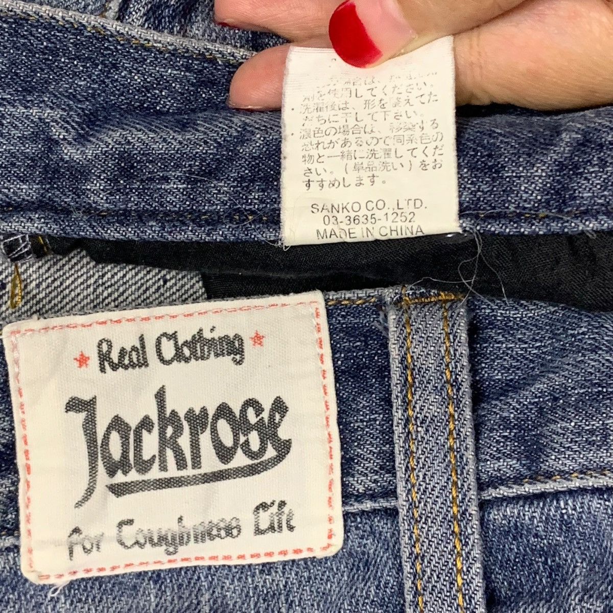 JACKROSE × Japanese Brand Vintage Japanese Jack Rose Blue Wash Distressed Loose Jeans Size 32" / US 10 / IT 46 - 11 Thumbnail
