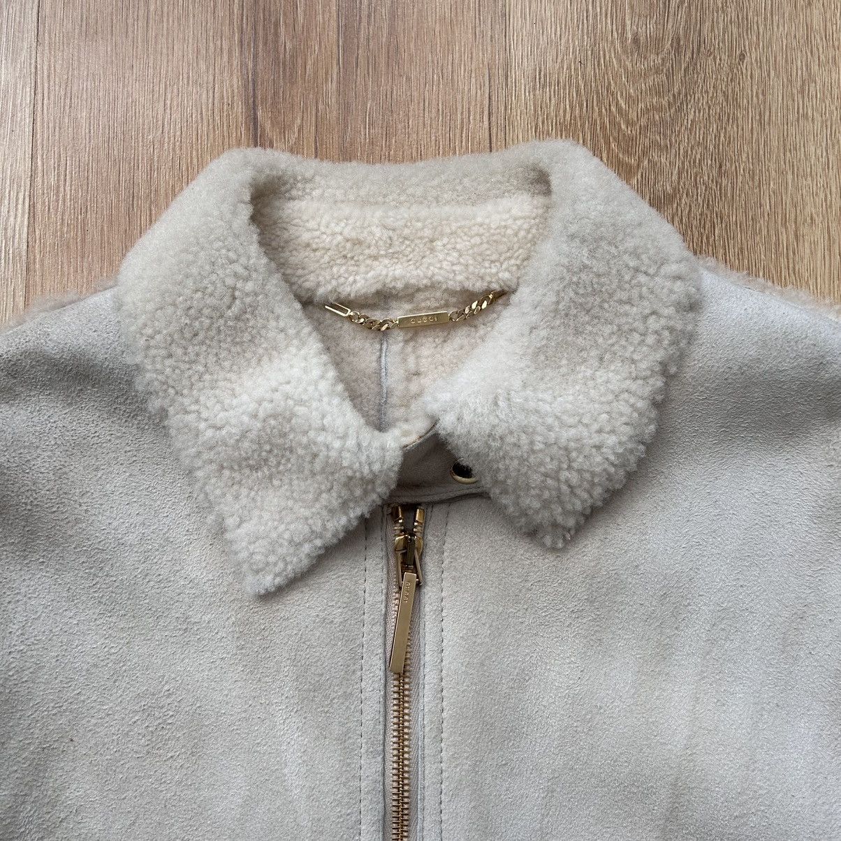 Gucci Gucci by Tom Ford Shearling Moto Jacket Size M / US 6-8 / IT 42-44 - 6 Thumbnail