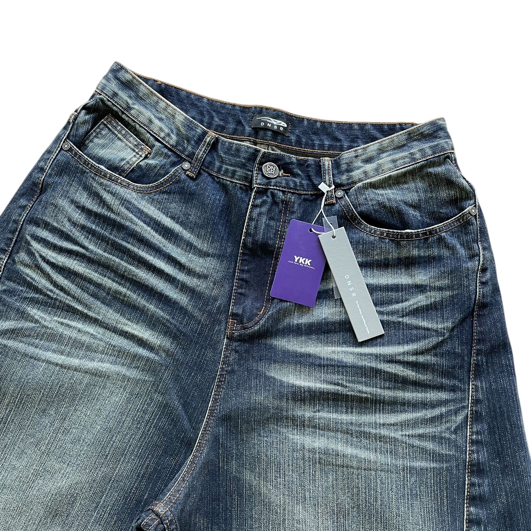 Japanese Brand Baggy skater hiphop washed and faded denim jeans Size US 34 / EU 50 - 2 Thumbnail