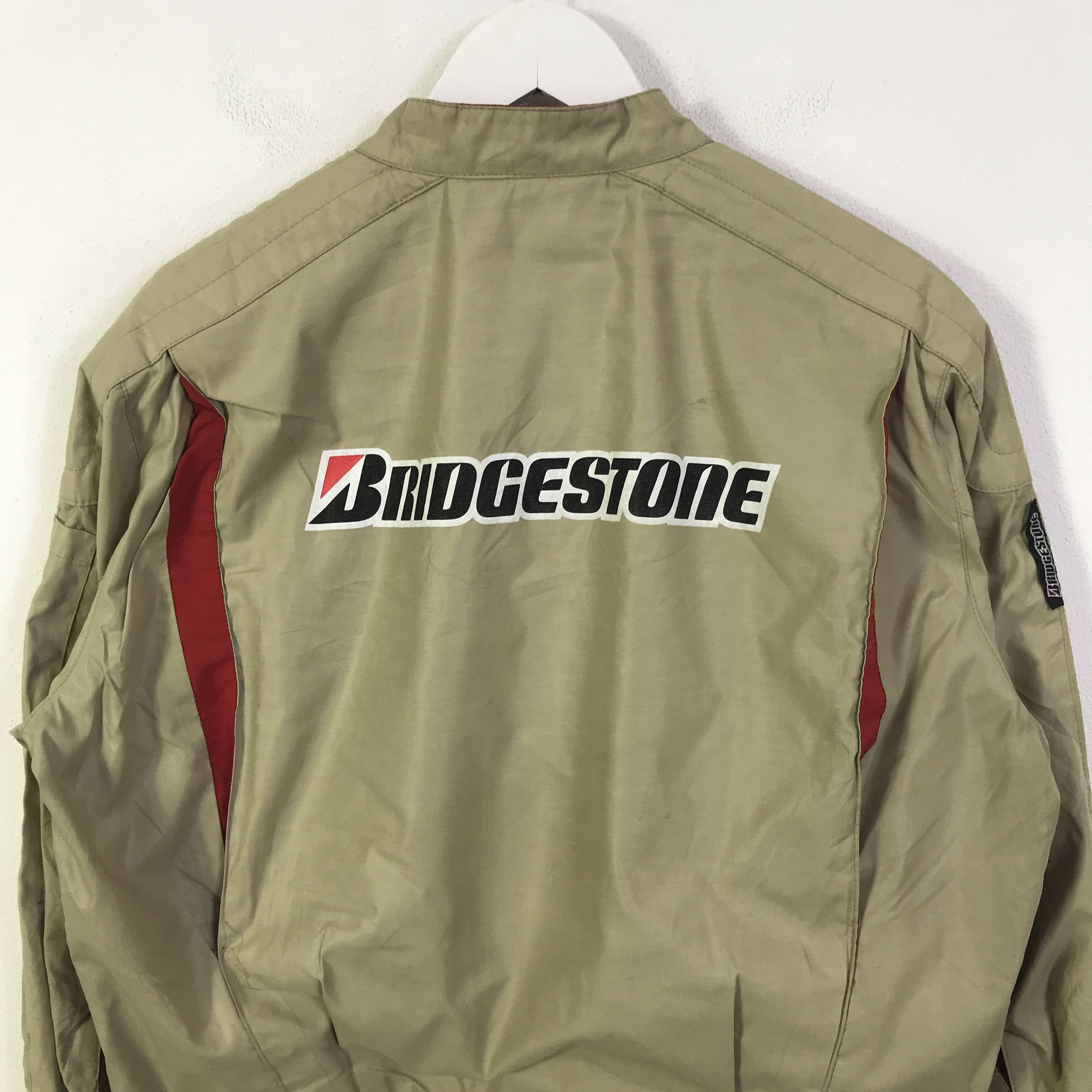 Japanese Brand Vtg Bridgestone Racing Bomber Jacket K128B1 Size US L / EU 52-54 / 3 - 2 Thumbnail