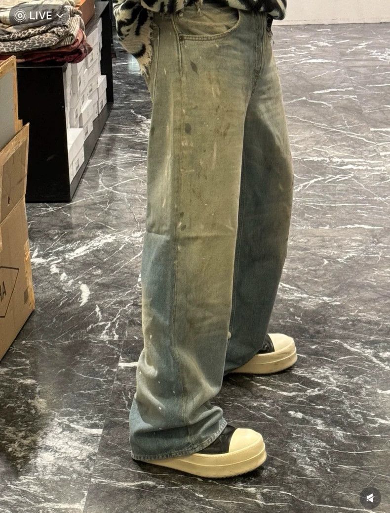 Acne Studios acne studios Splash ink wide-leg jeans 2502-Nextarrow Size US 32 / EU 48 - 9 Thumbnail