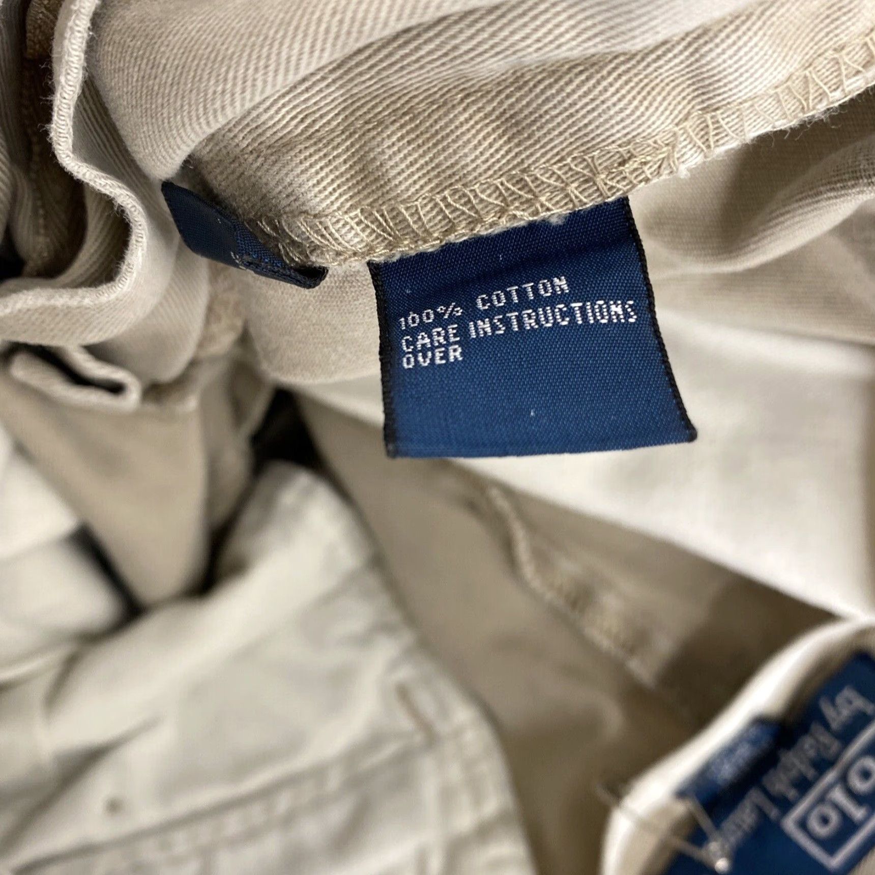 Polo Ralph Lauren VINTAGE Polo Ralph Lauren Shorts Men 34 Khaki Beige Cotton Canvas Flat Front Classic Fit Casual Chino American Preppy Classic 90s Mens Size US S / EU 44-46 / 1 - 7 Thumbnail