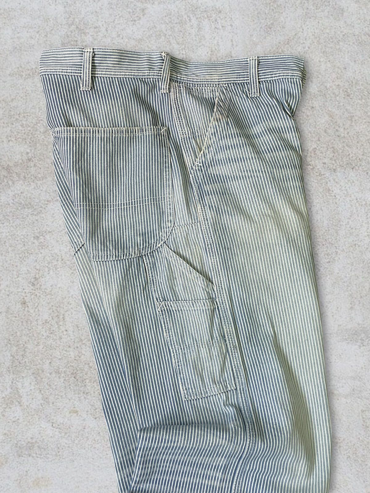 Lee Vintage Lee Hickory Iconic Railroad Carpenter Loose Jeans Size US 33 - 5 Thumbnail
