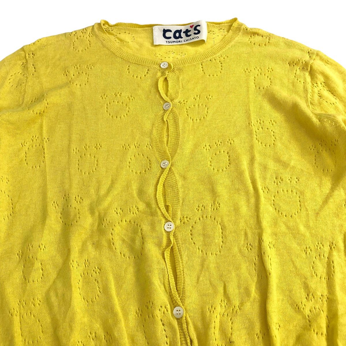 Issey Miyake × Japanese Brand × Tsumori Chisato Vintage CAT’S Tsumori Chisato Issey Miyake Knitted Cardigan Size US M / EU 48-50 / 2 - 2 Thumbnail