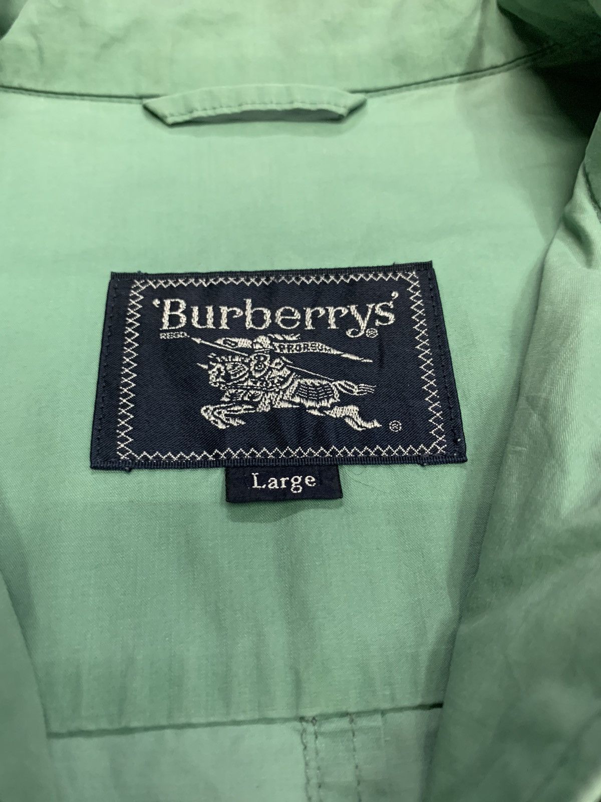 Burberry Vintage 90's Burberry's Small Logo Zipper Down Jacket Size US L / EU 52-54 / 3 - 5 Thumbnail