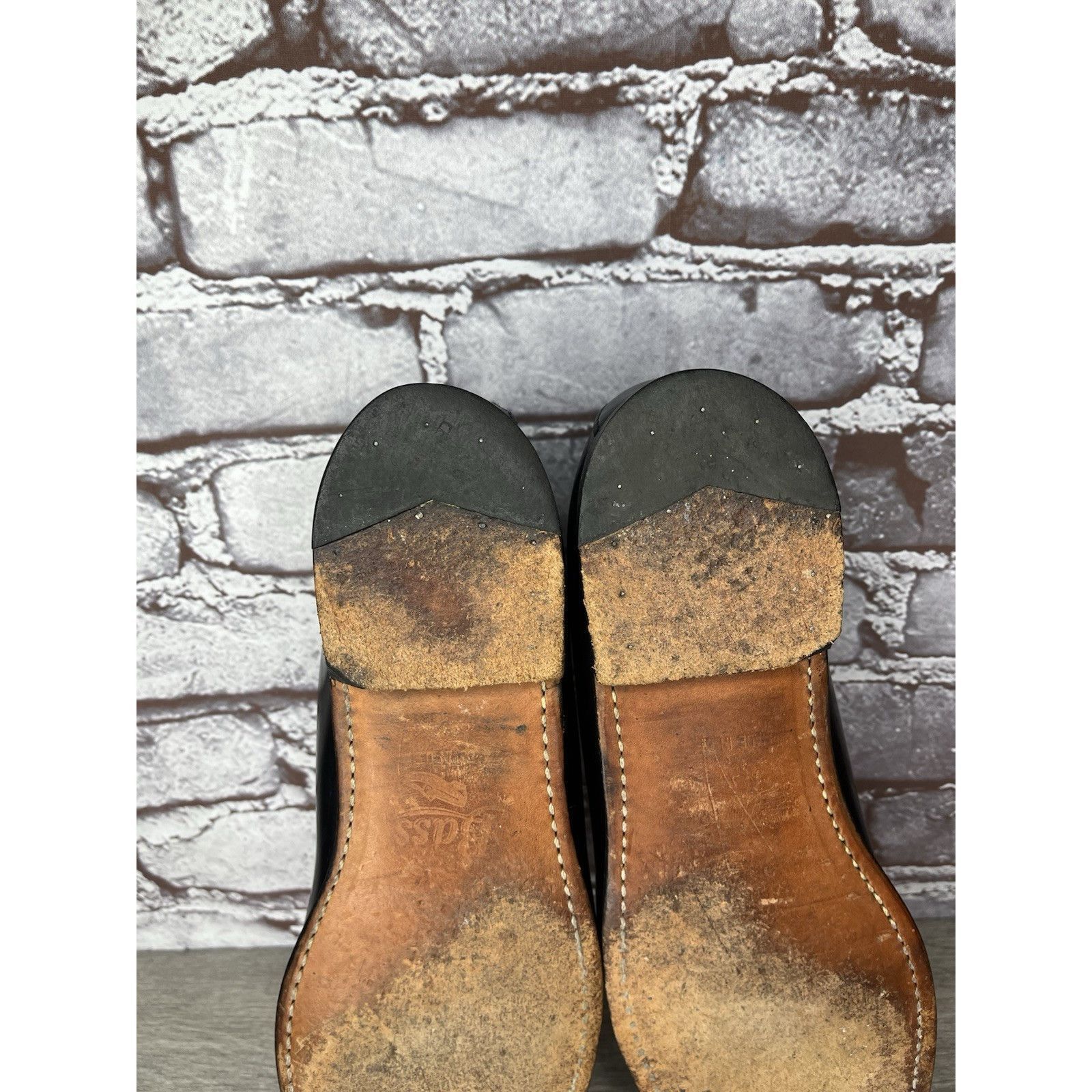 Bass G.H. Bass & Co Weejuns Black Leather Moccasin Loafers Dress Size US 9.5 / EU 42-43 - 21 Thumbnail