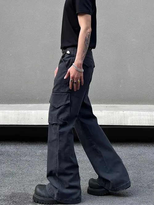 Jean Multi Pocket Cargo Jeans Size US 32 / EU 48 - 5 Thumbnail