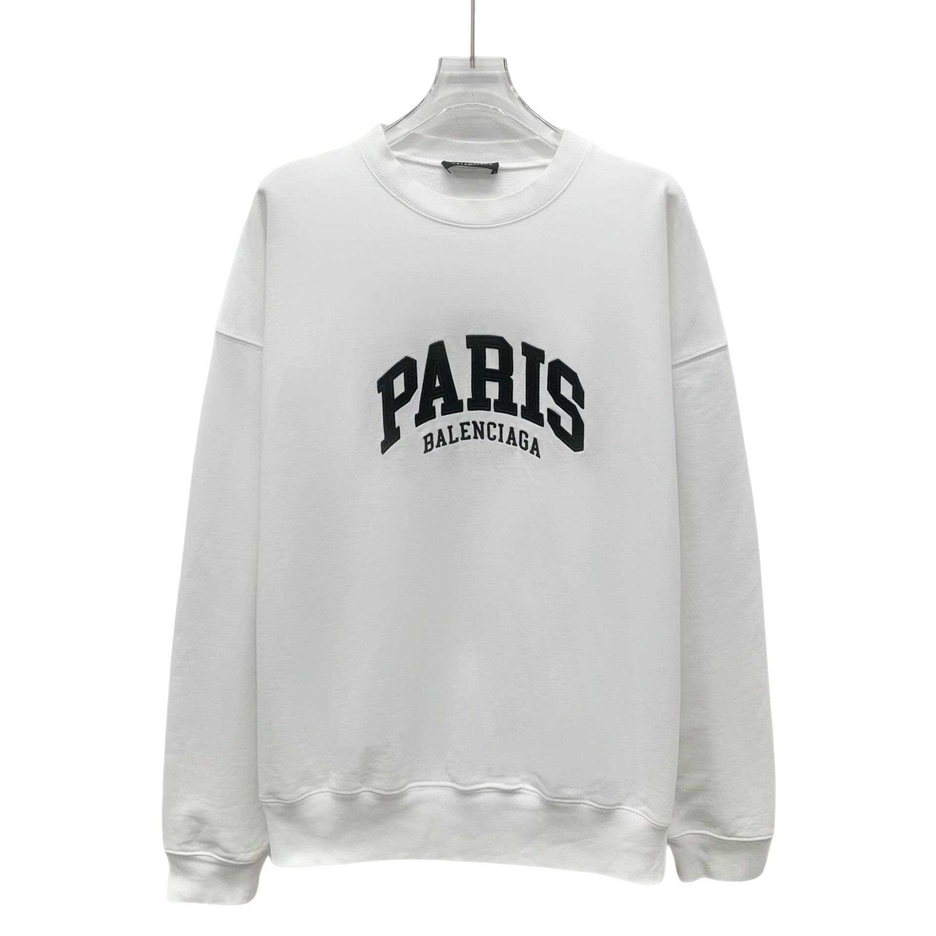 Balenciaga Balenciaga Paris Embroidered Sweatshirt S Size US S / EU 44-46 / 1 - 1 Thumbnail