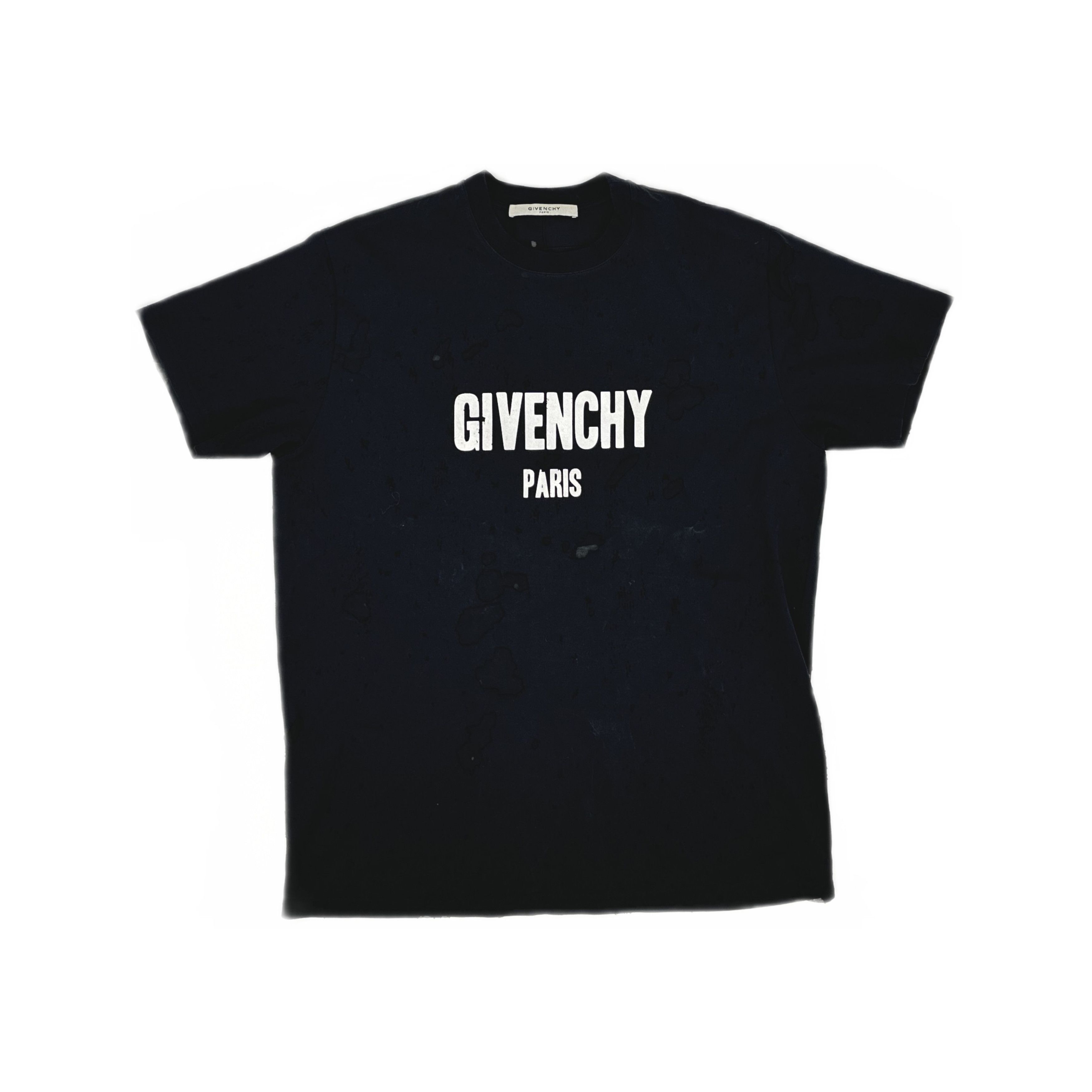 Givenchy Givenchy Distressed Logo T-Shirt XS Size US XS / EU 42 / 0 - 1 Thumbnail