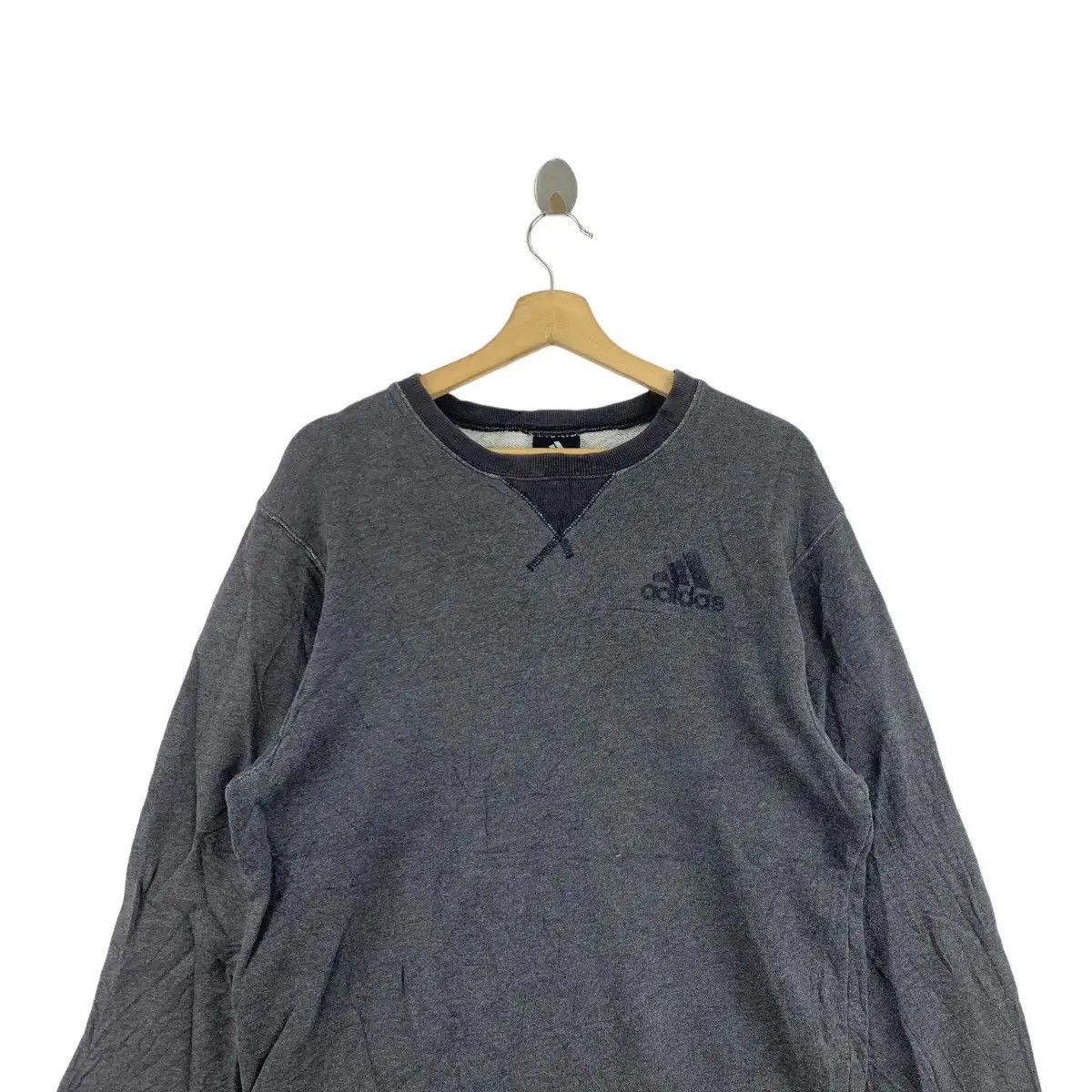 Adidas Vintage ADIDAS EQUIPMENT EQT Ringer Gray Sweatshirt Size M / US 6-8 / IT 42-44 - 2 Thumbnail