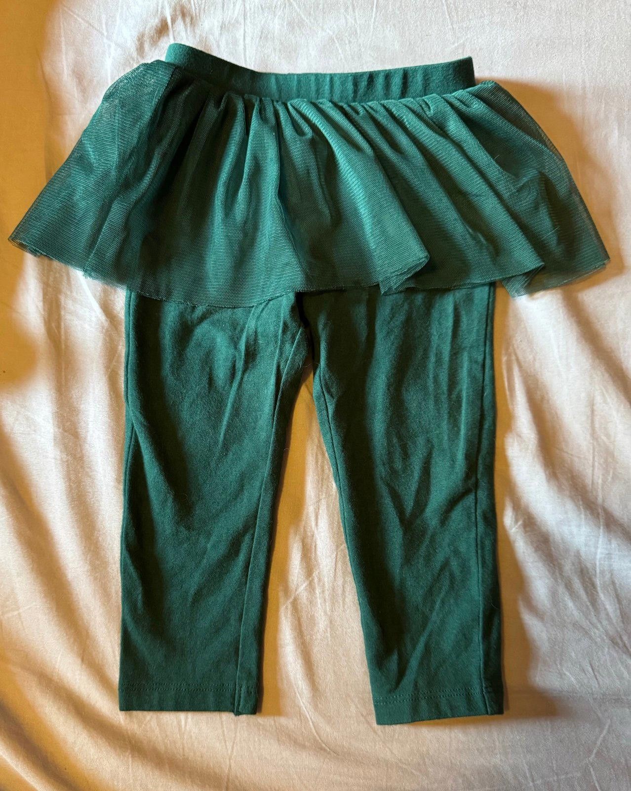 Designer Girl 18 Month Green Tutu Leggings Size 24" / US 00 / IT 34 - 1 Thumbnail