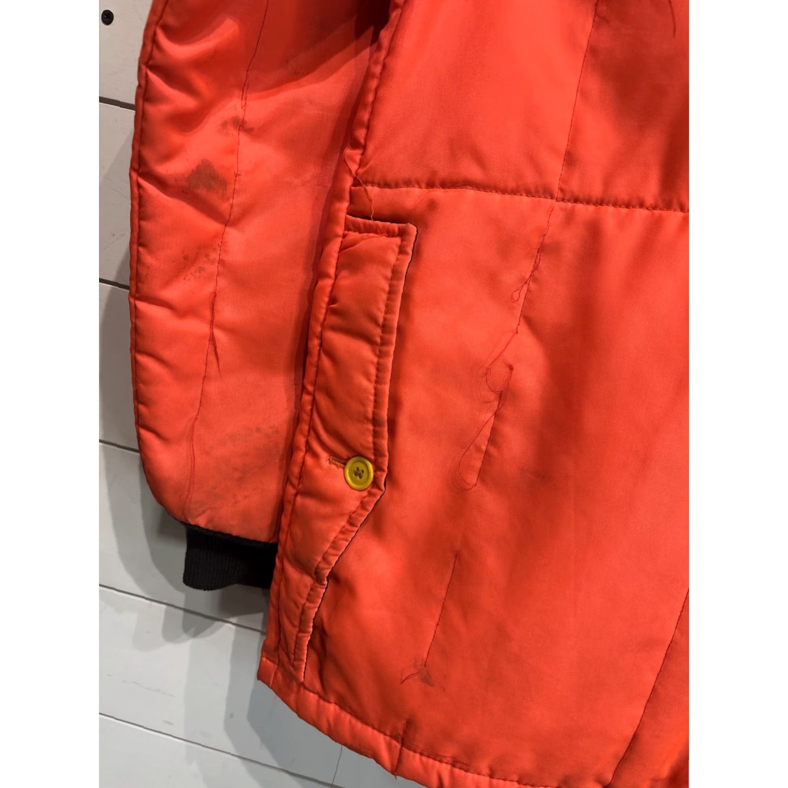 Lumberjack VINTAGE DAVCO Stihl Chainsaw Orange Puffer Jacket Vest Mens Medium Size US M / EU 48-50 / 2 - 6 Thumbnail