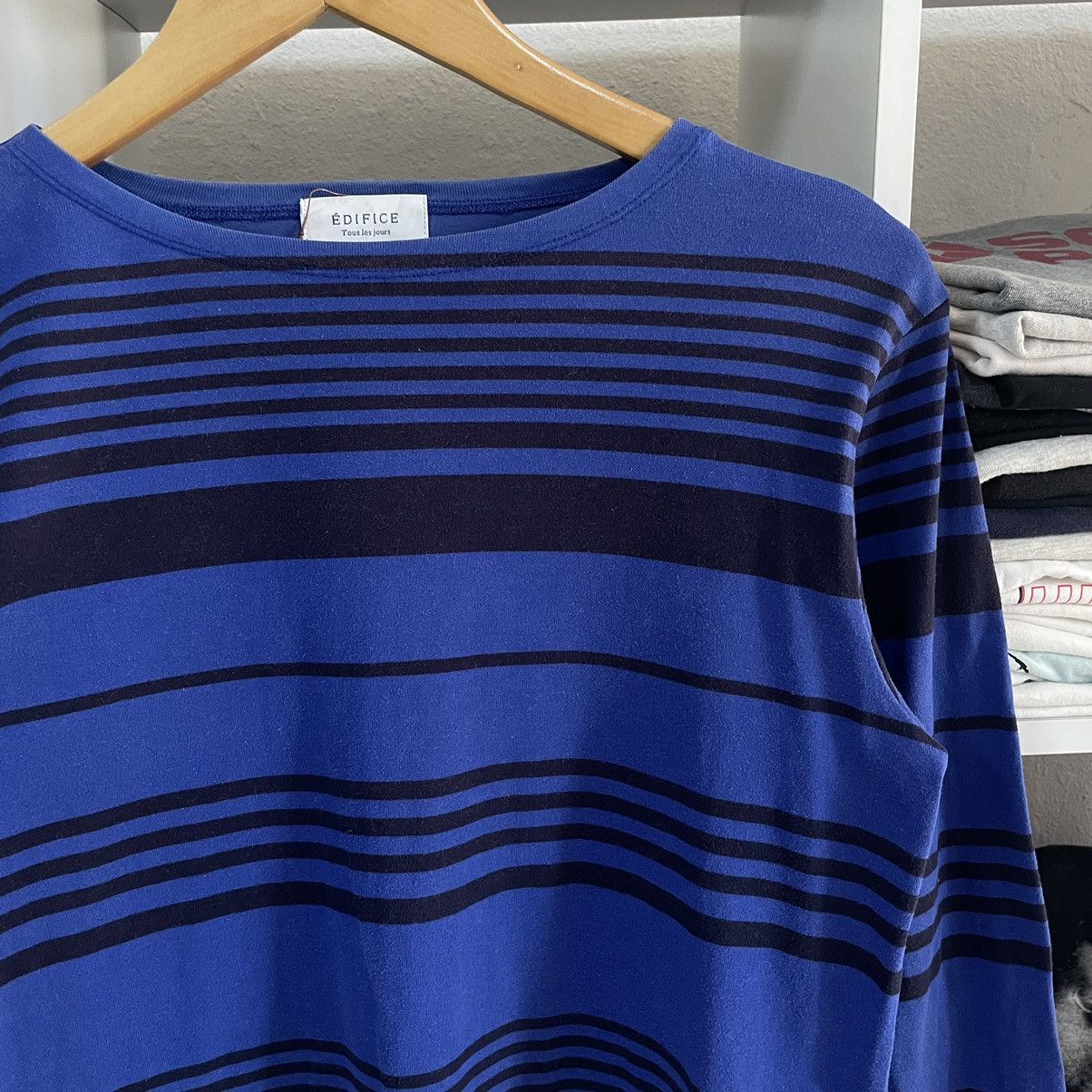 Vetements 🇯🇵 EDIFICE Vetements Pour Homme Women Stripe Blue Longsleeve Size US S / EU 44-46 / 1 - 2 Thumbnail