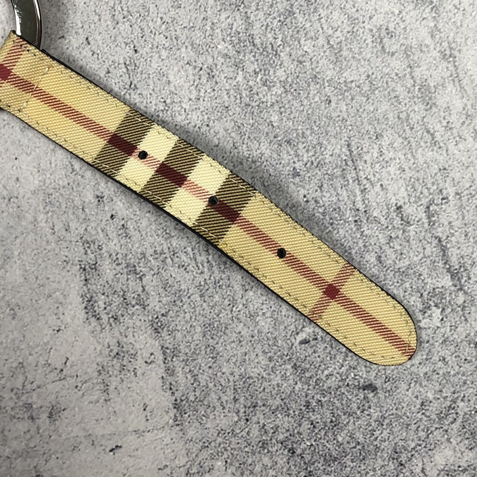 Burberry Vintage Burberry Nova Check Leather Belt Size ONE SIZE - 7 Thumbnail