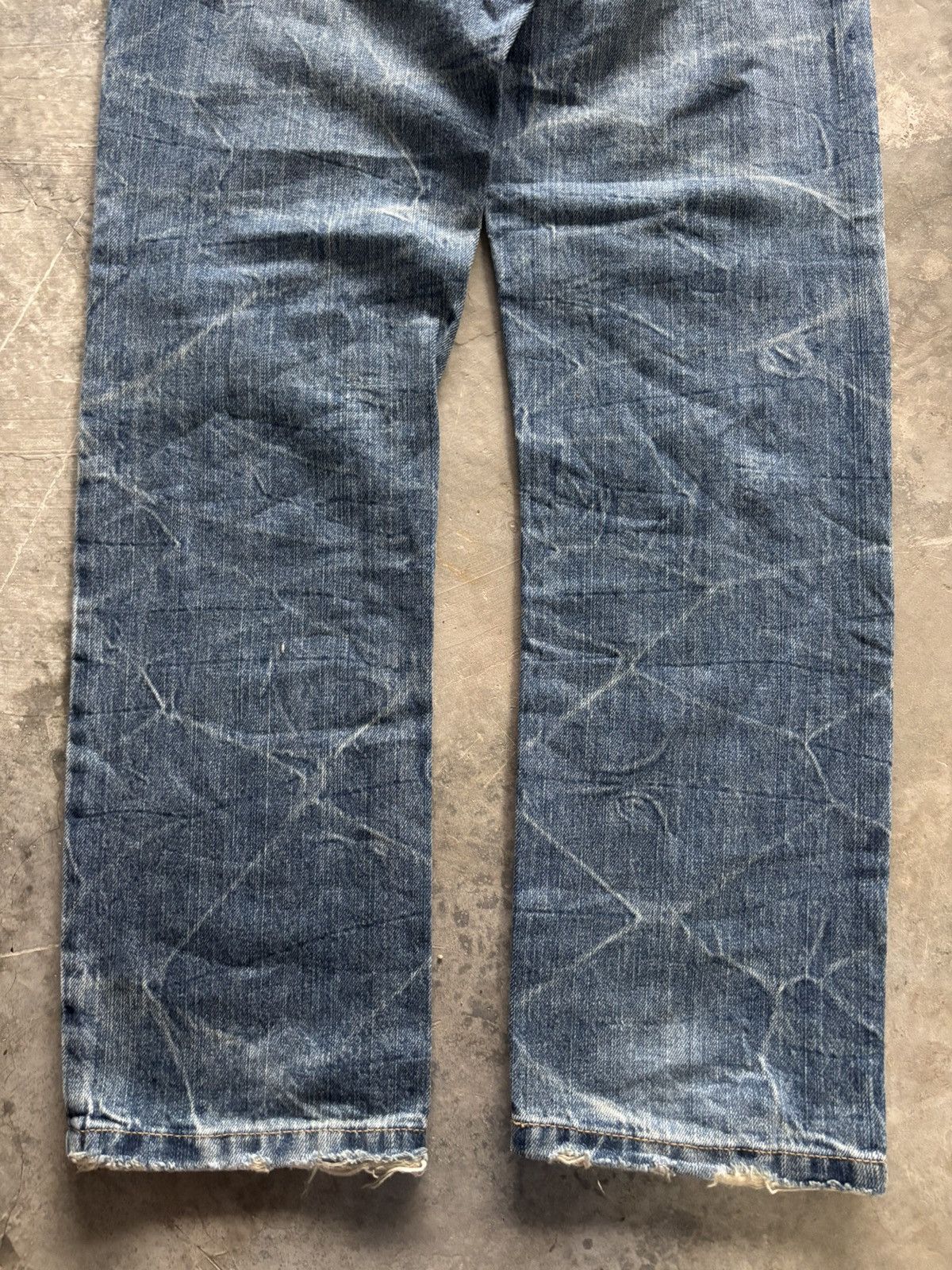 Hysteric Glamour CRAZY DOUBLE WAIST JAPANESE BRAND SKULL DISTRESSED DENIM Size US 28 / EU 44 - 18 Thumbnail