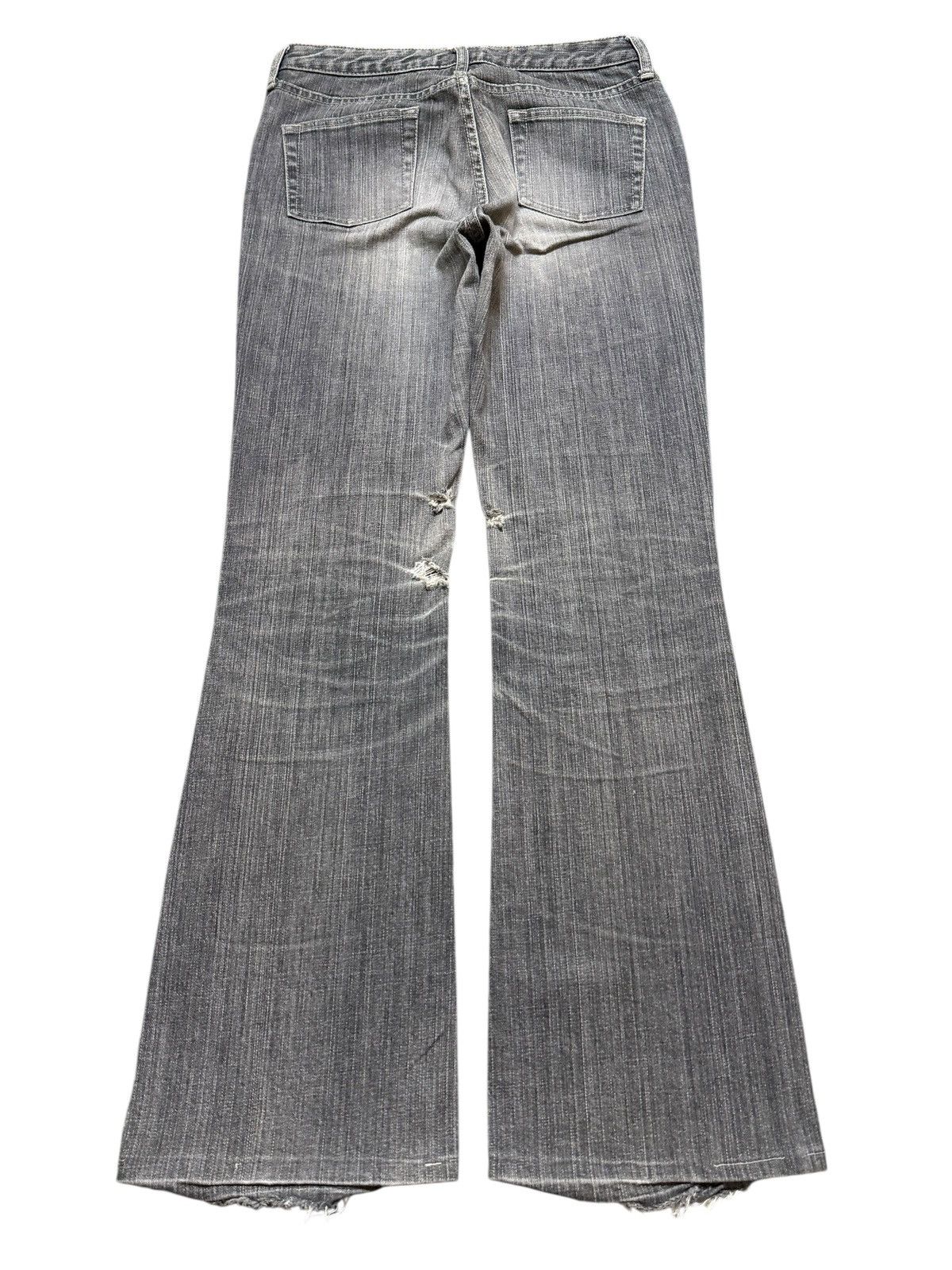 Uniqlo Vintage Japanese Uniqlo Faded Wash Whiskers Wide Leg Flare Size US 28 / EU 44 - 2 Thumbnail