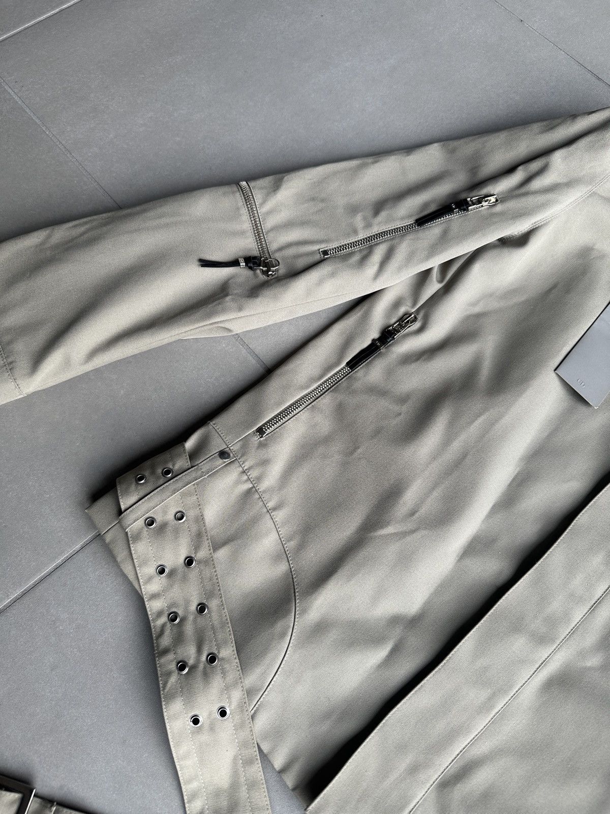 Dior × Hedi Slimane Dior Homme SS03 “Follow me” belted rider moto jacket Size US M / EU 48-50 / 2 - 12 Thumbnail