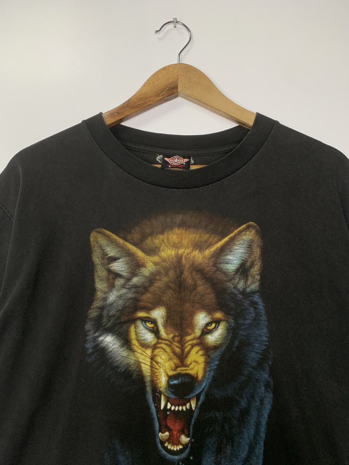 Vintage Vintage Rock Eagle T-Shirt Size US L / EU 52-54 / 3 - 3 Thumbnail
