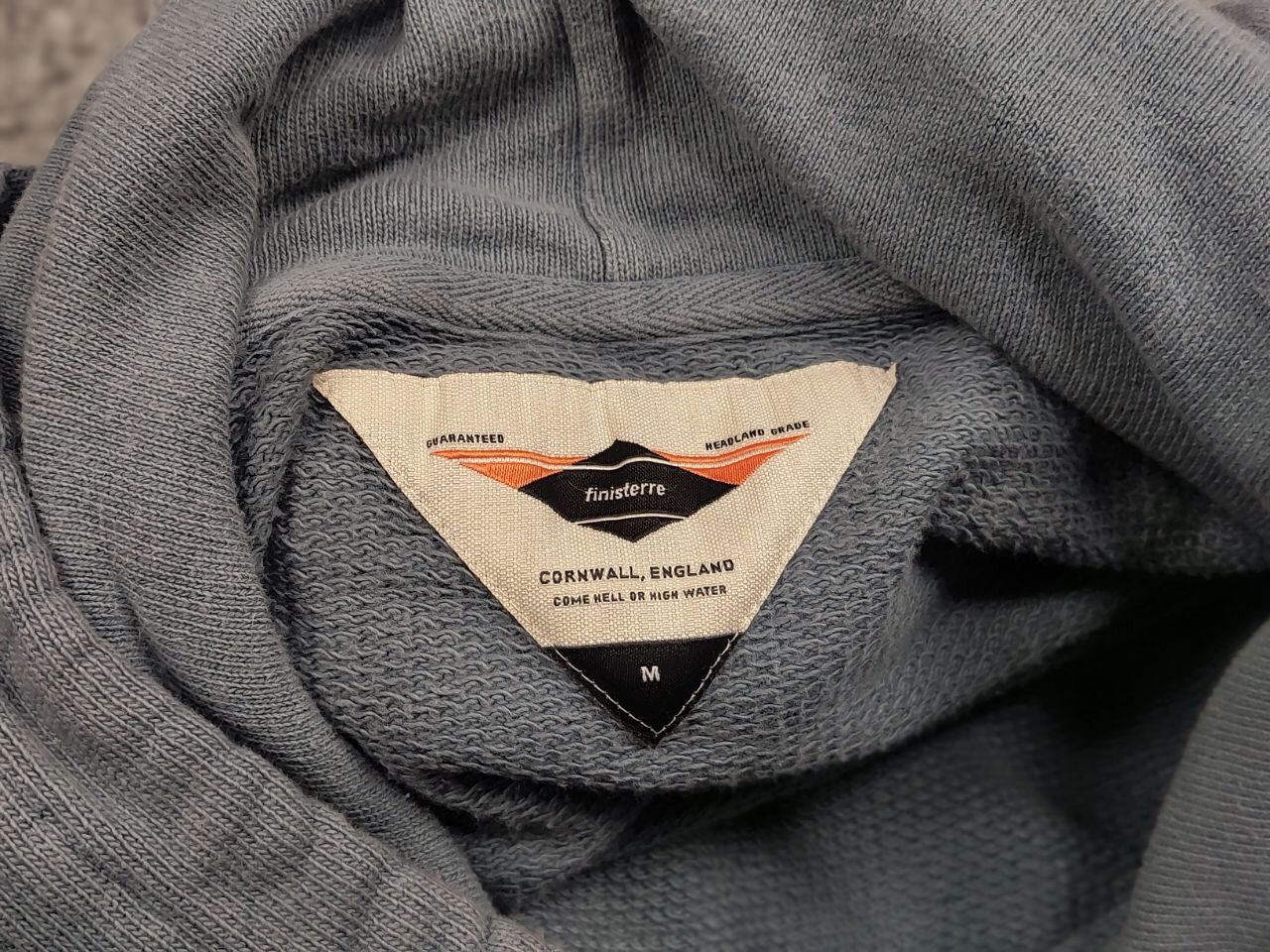 Finisterre Finisterre Design Blank Light blue Cotton Hoodie Size US M / EU 48-50 / 2 - 17 Thumbnail