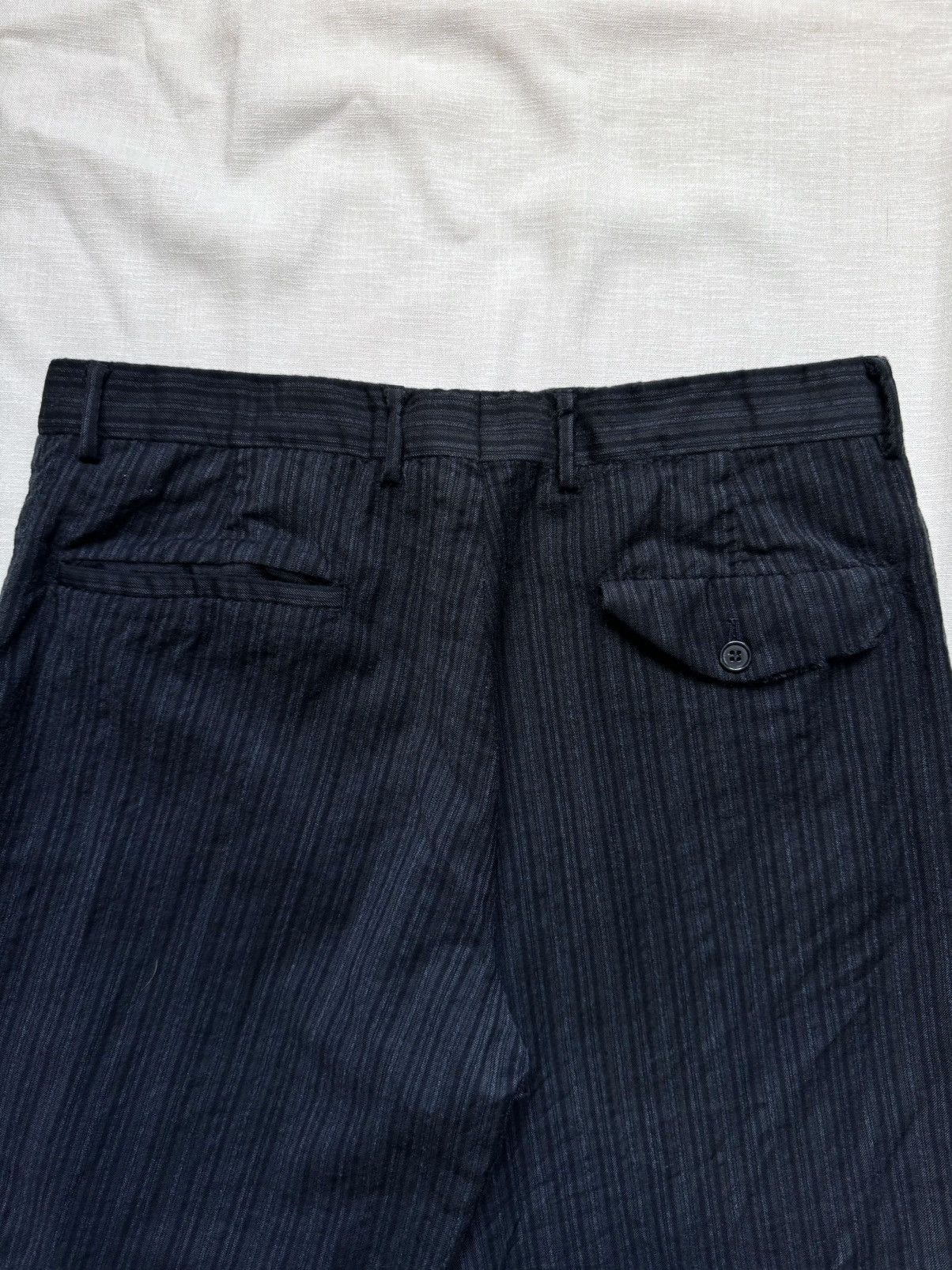 Miu Miu Wool Pinstripe Trousers Size US 31 - 5 Thumbnail
