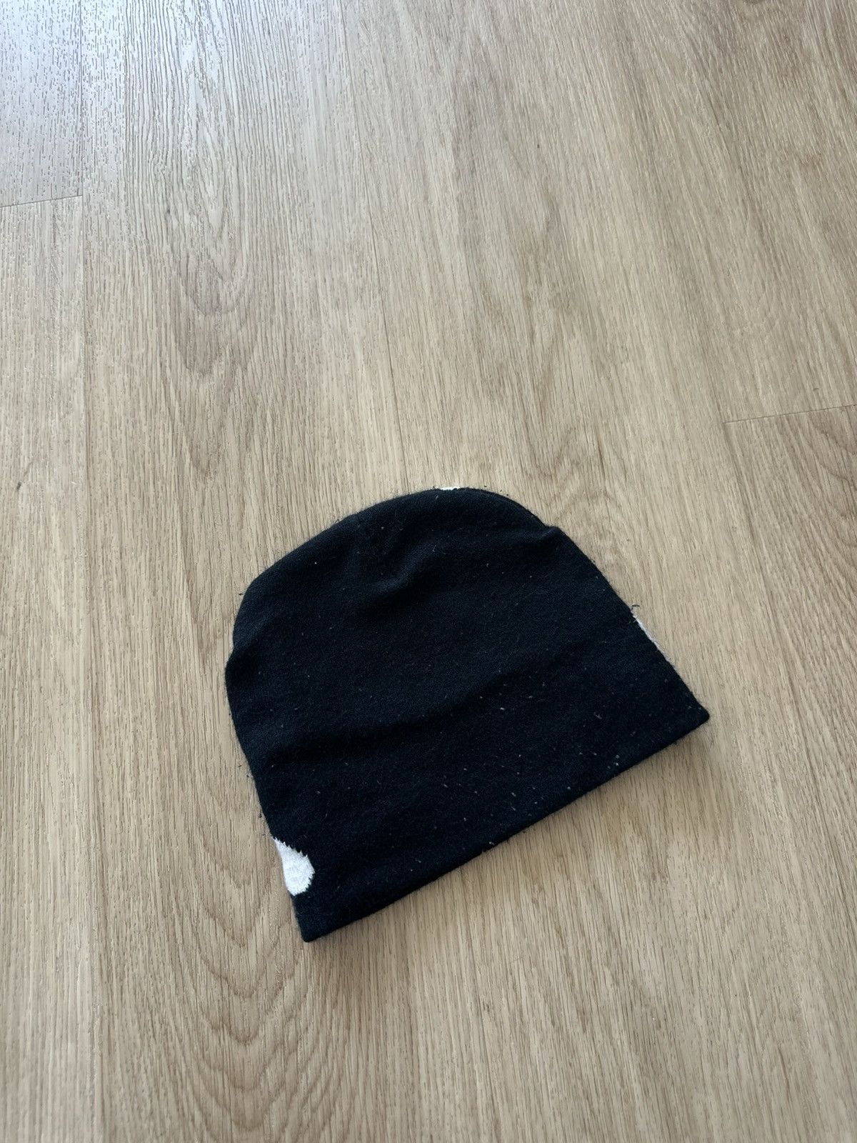 Mea Culpa Black & White Mea Culpa Beanie Size ONE SIZE - 4 Thumbnail
