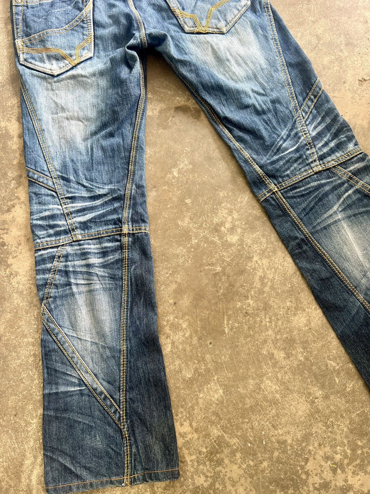 HIDEAWAYS Vintage Nicole Club For Men Indigo Punk Style Jeans Size US 32 / EU 48 - 14 Thumbnail