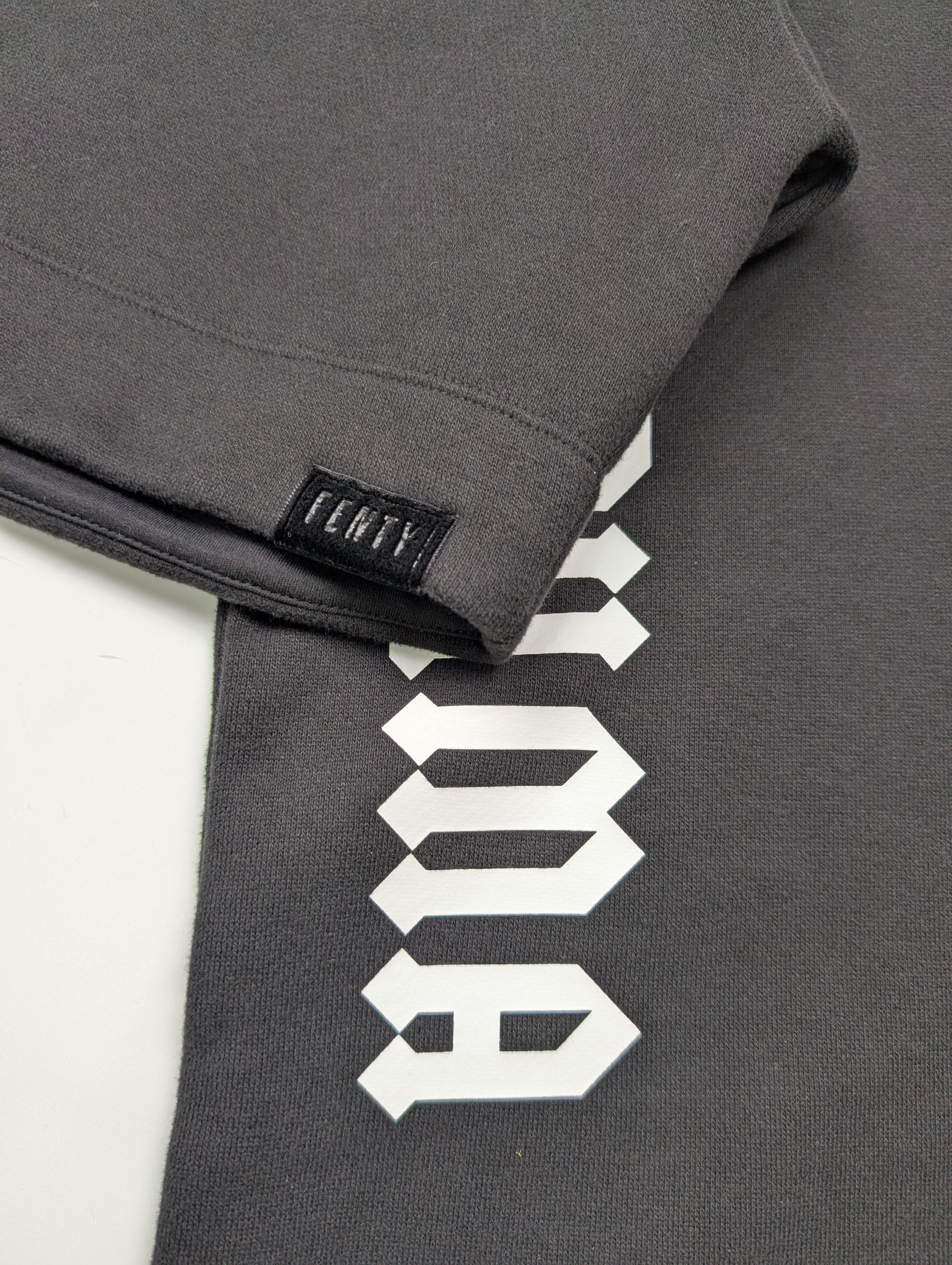 Fenty Fenty Black Puma x Fenty Cropped Sweatshirt Size M / US 6-8 / IT 42-44 - 3 Thumbnail
