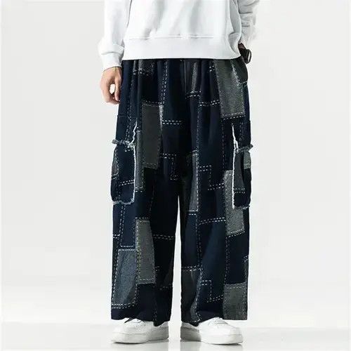 Designer × Hypebeast × Unowned Bag Cargo patch faded patchwork baggy pants Size US 30 / EU 46 - 4 Thumbnail