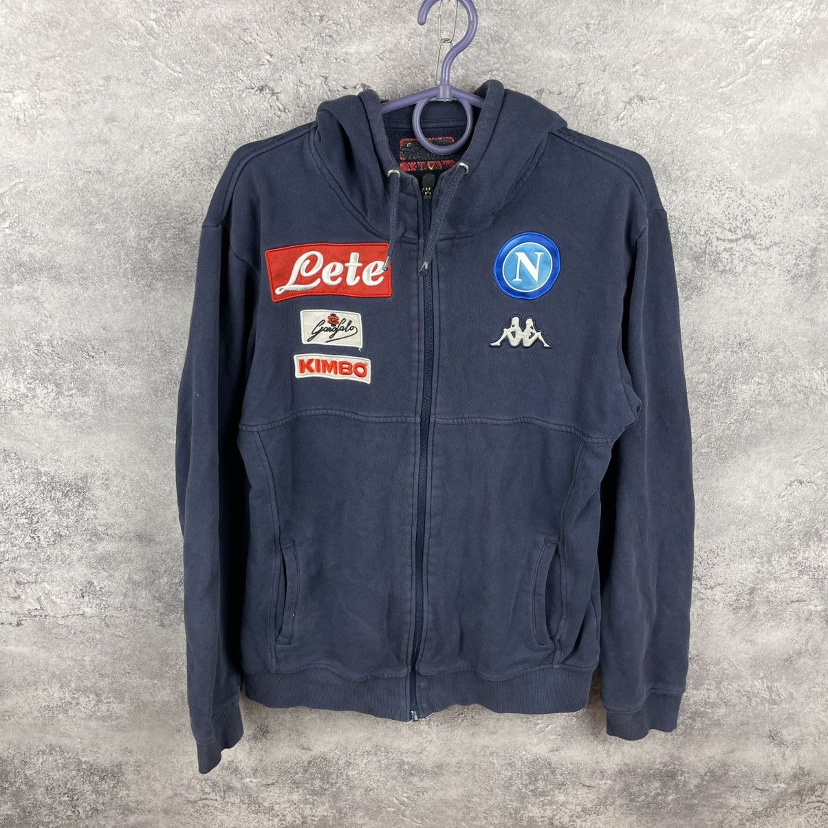 Kappa Kappa SSC Napoli Zip Hoodie Size US L / EU 52-54 / 3 - 1 Thumbnail